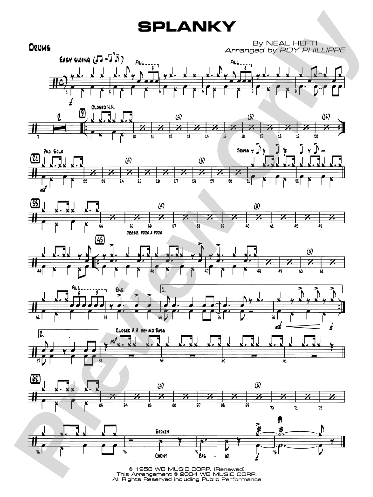 Splanky: Drums