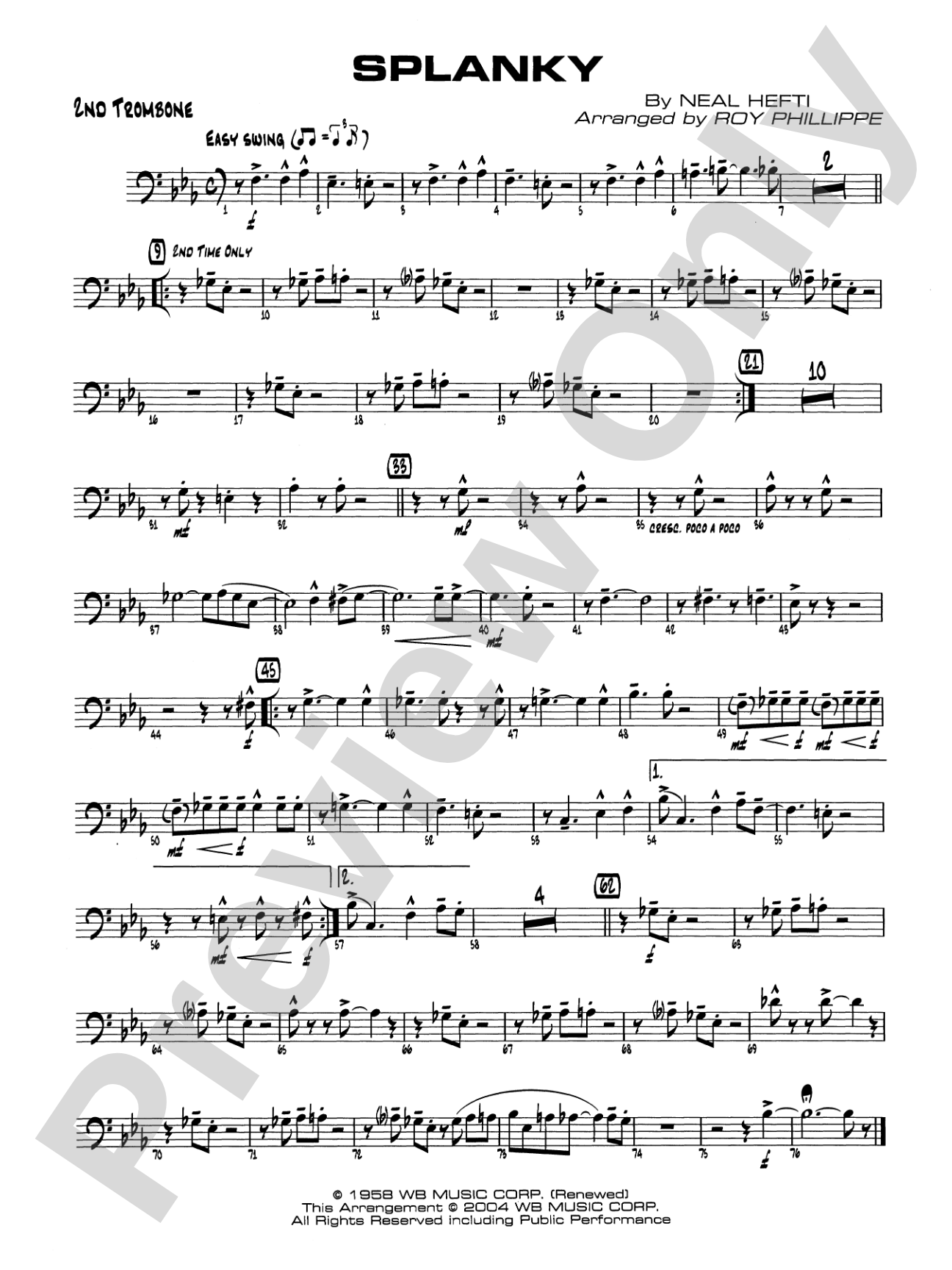 Splanky: 2nd Trombone