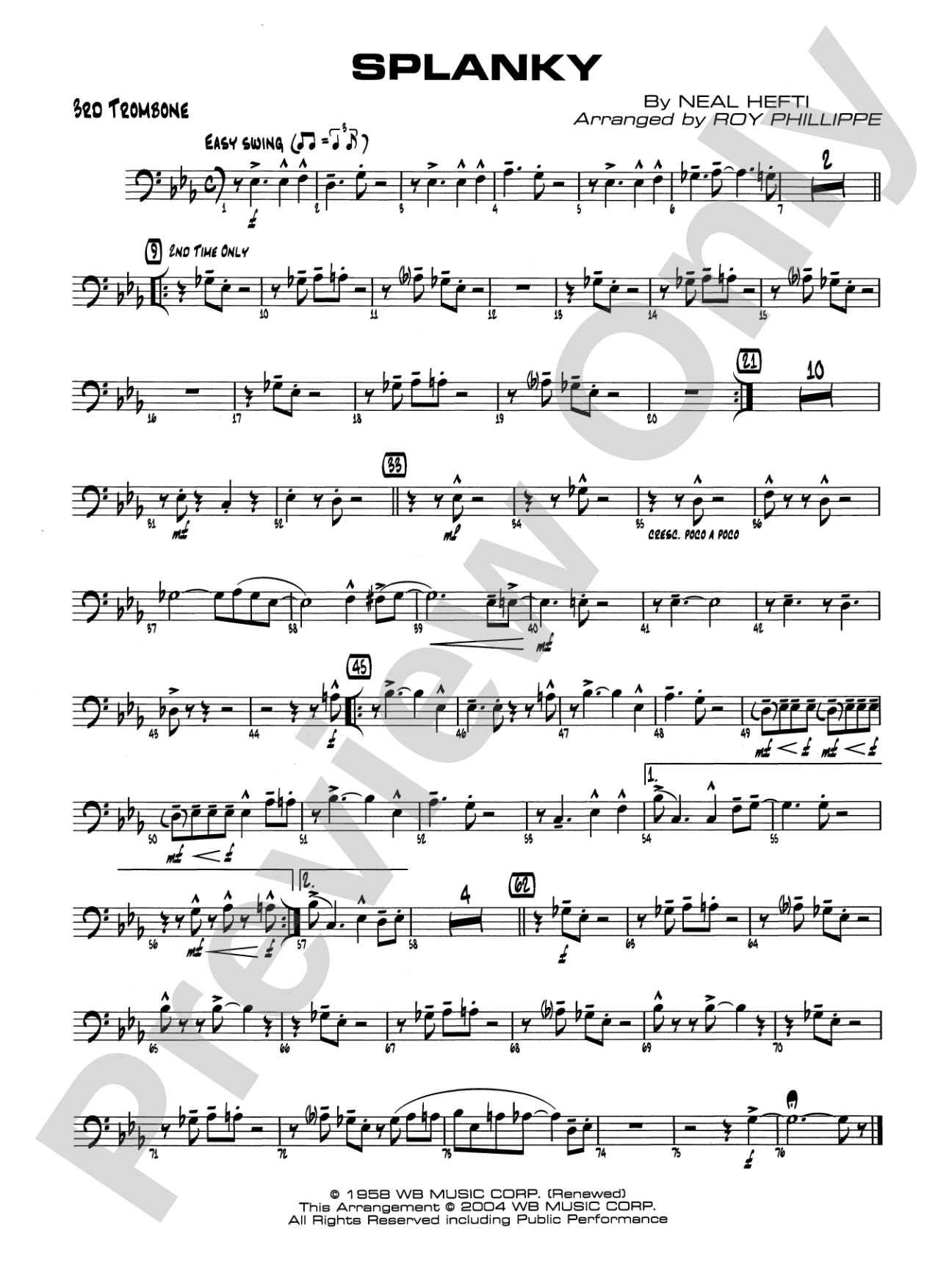 Splanky: 3rd Trombone