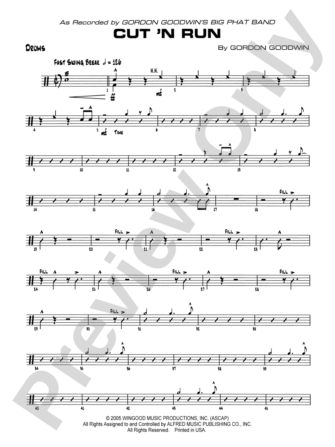 Cut 'n Run: Drums