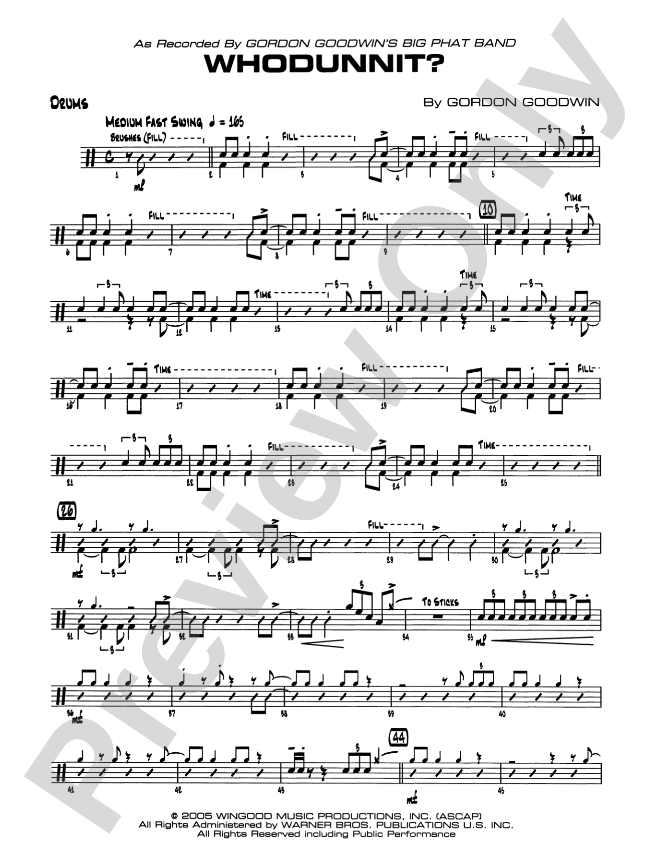 Whodunnit?: Drums