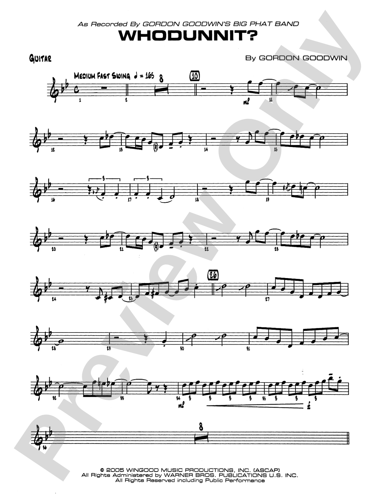 Whodunnit?: Guitar