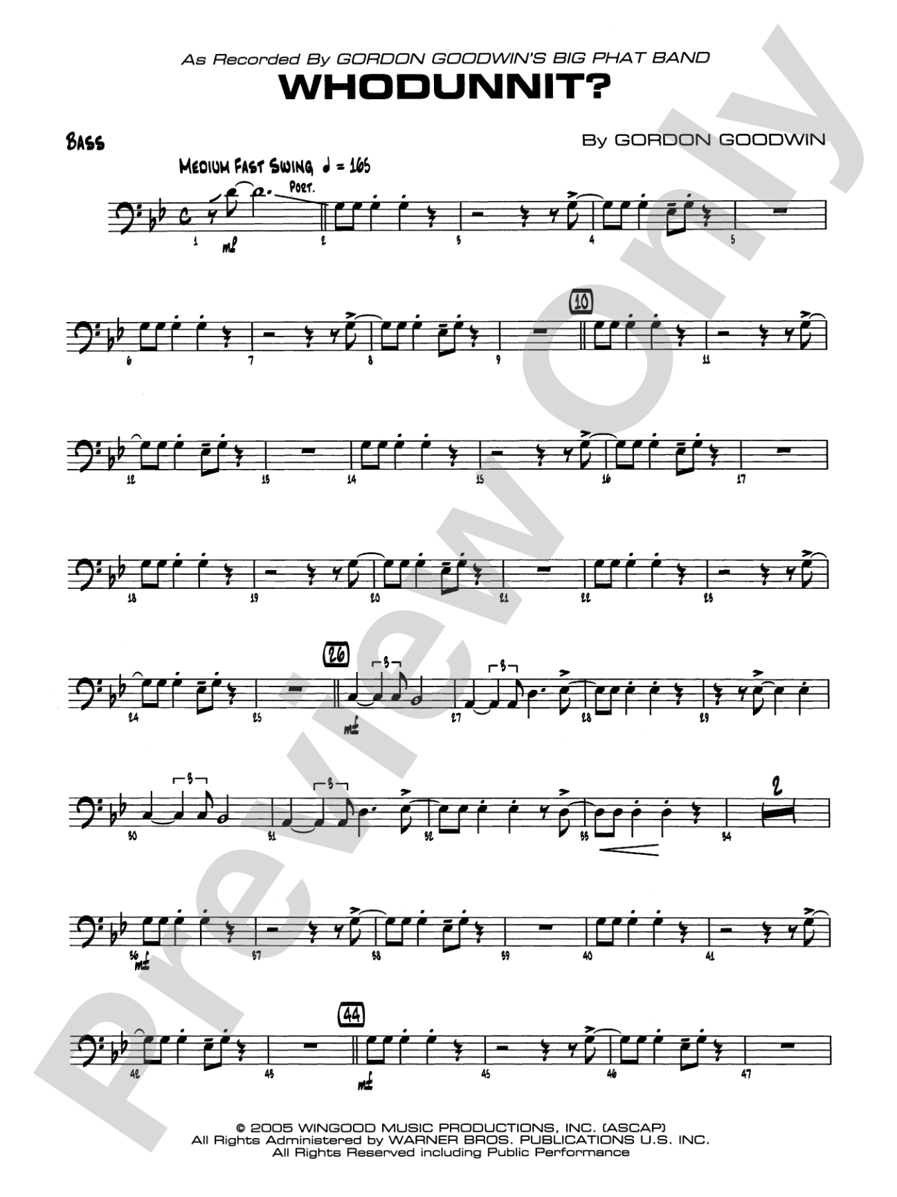 Whodunnit?: String Bass