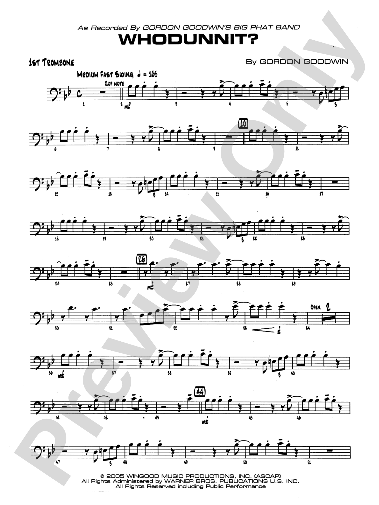 Whodunnit?: 1st Trombone