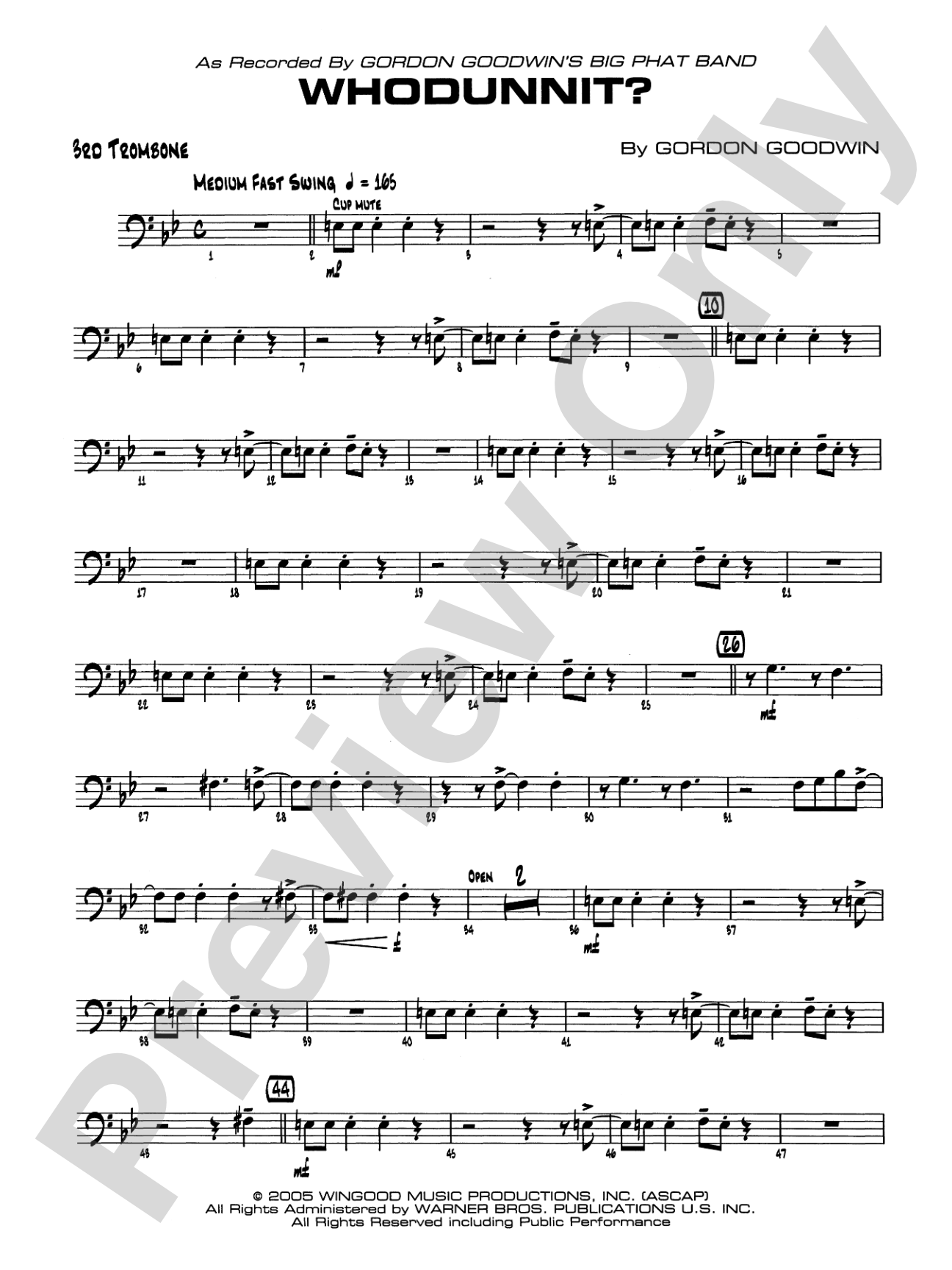 Whodunnit?: 3rd Trombone