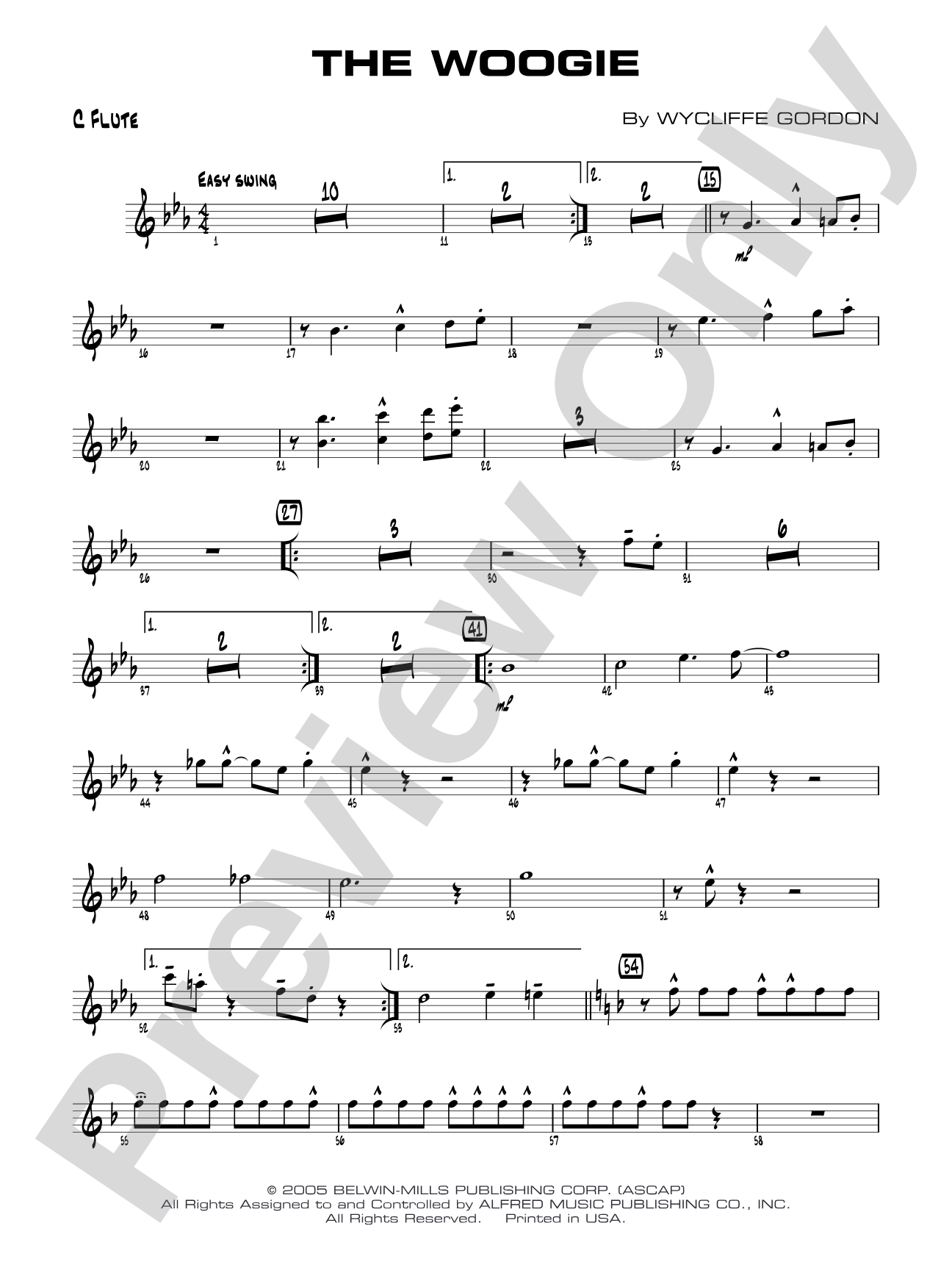 The Woogie: Flute