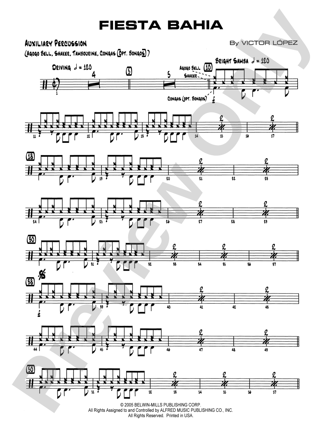 Fiesta Bahia: 1st Percussion