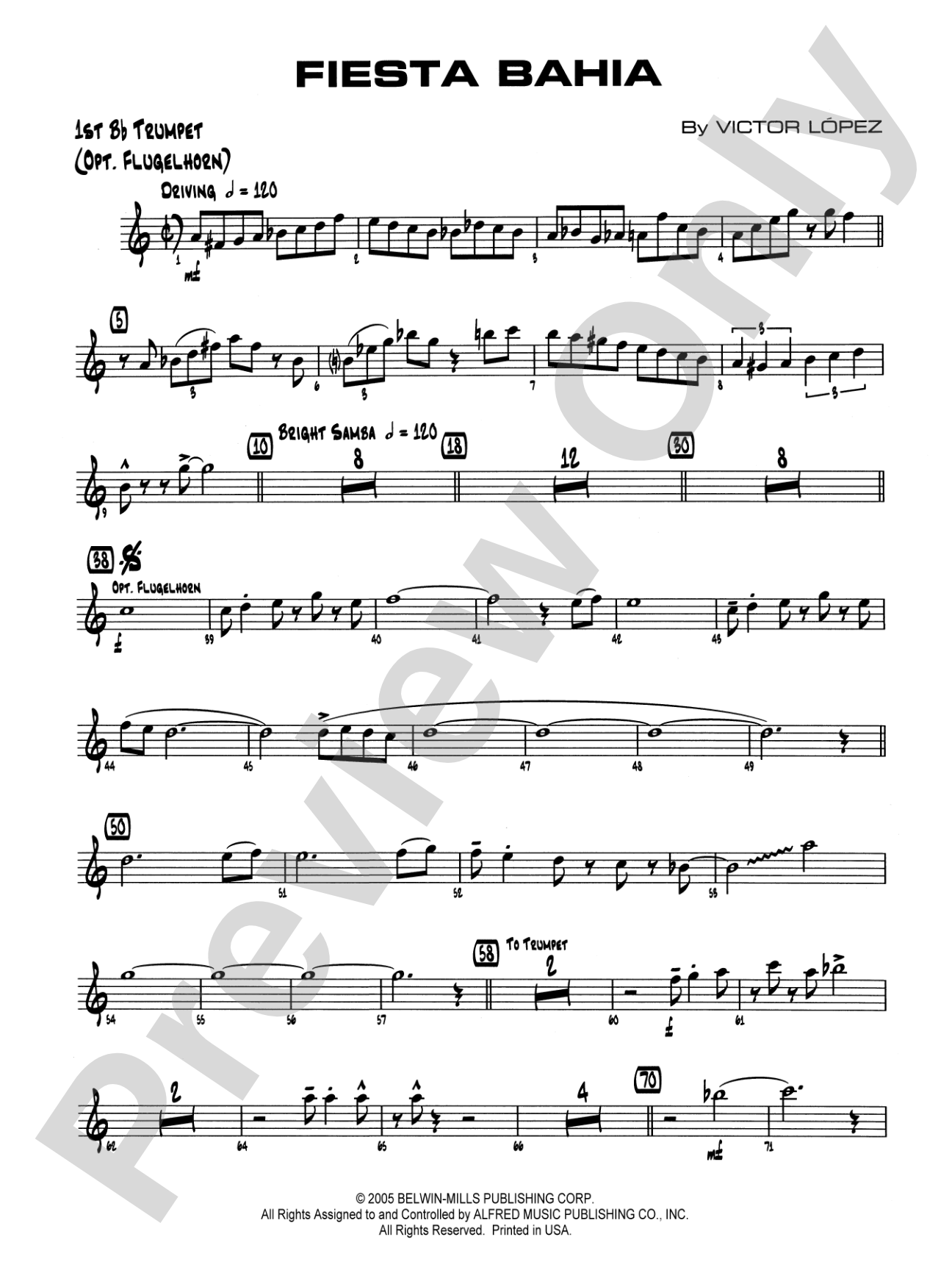 Fiesta Bahia: 1st B-flat Trumpet