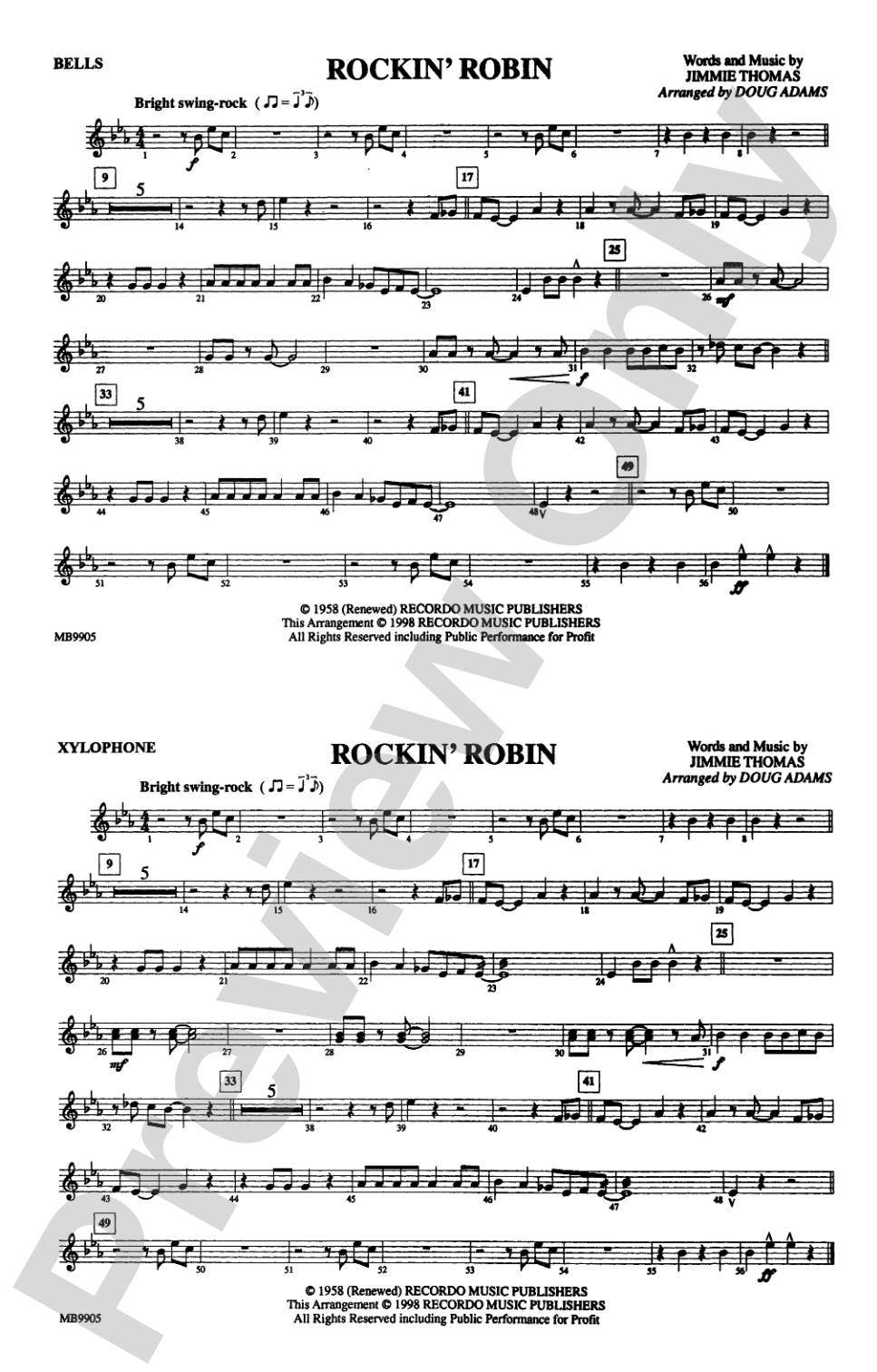 Rockin' Robin: Bells