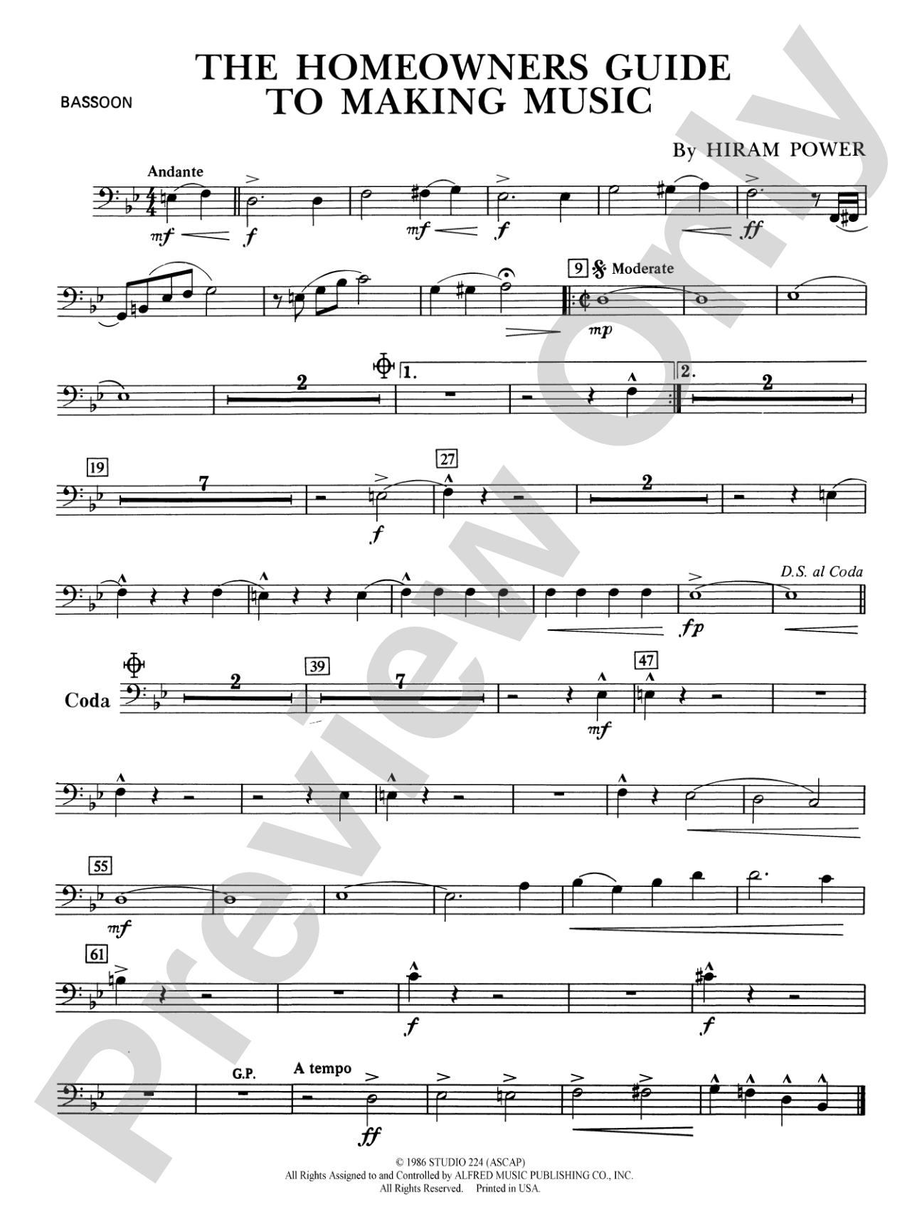 The Homeowners Guide to Making Music: Bassoon