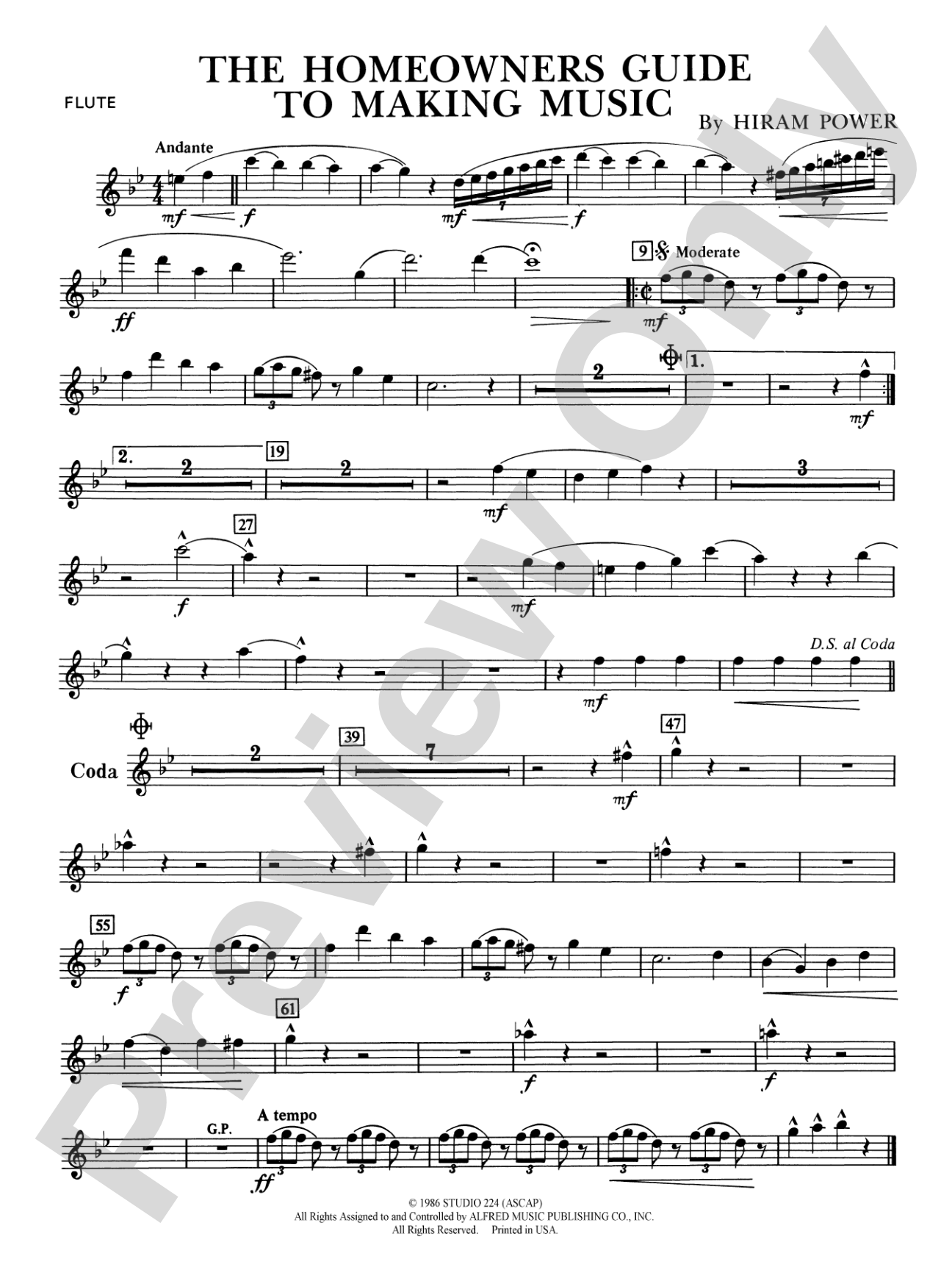 The Homeowners Guide to Making Music: Flute