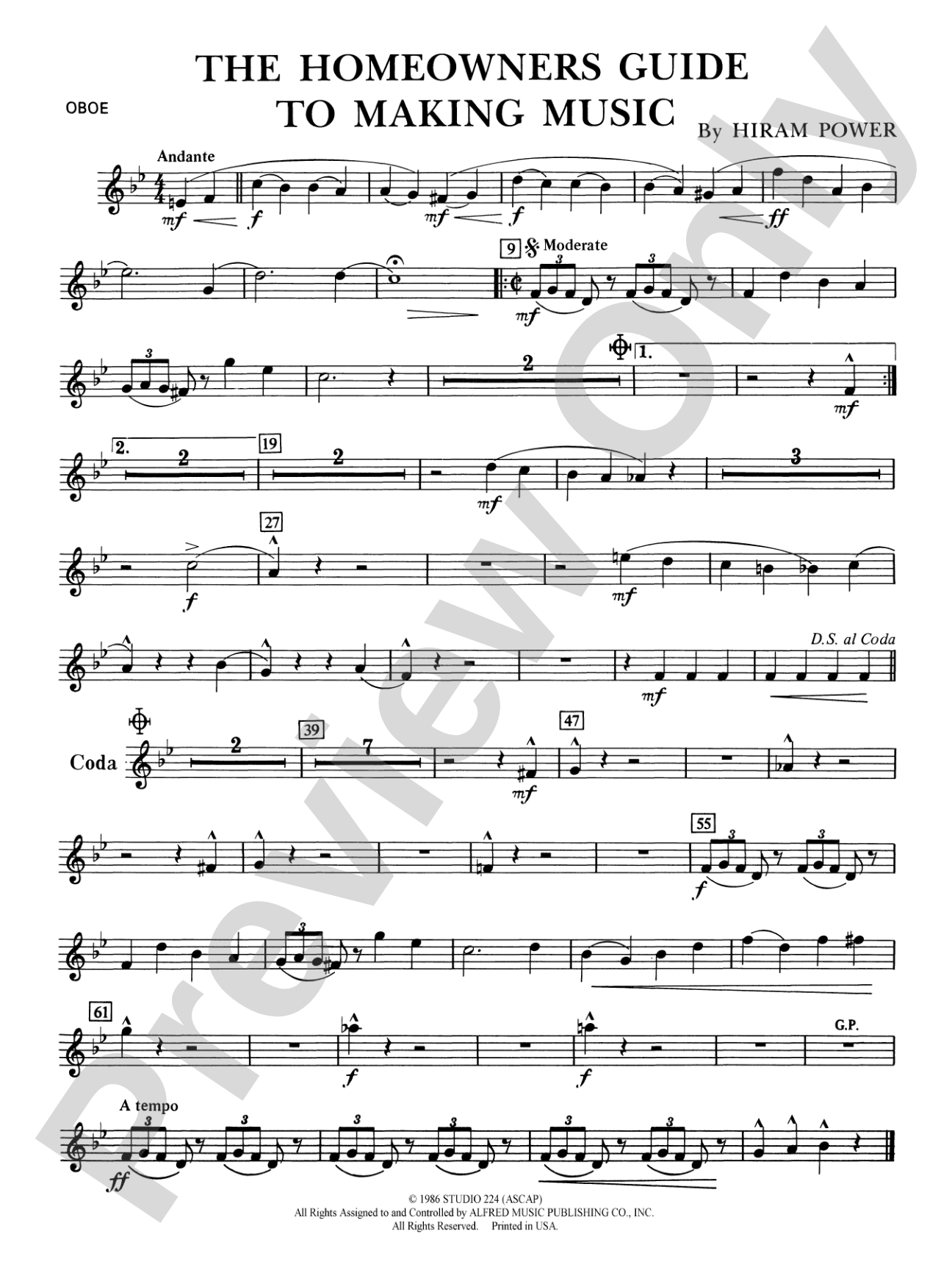 The Homeowners Guide to Making Music: Oboe