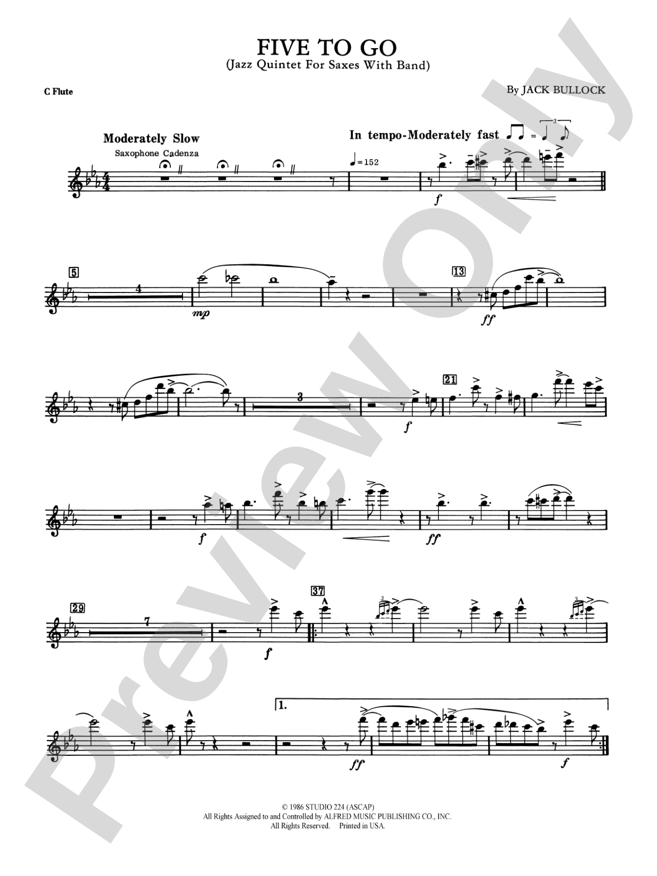 Five to Go: Flute