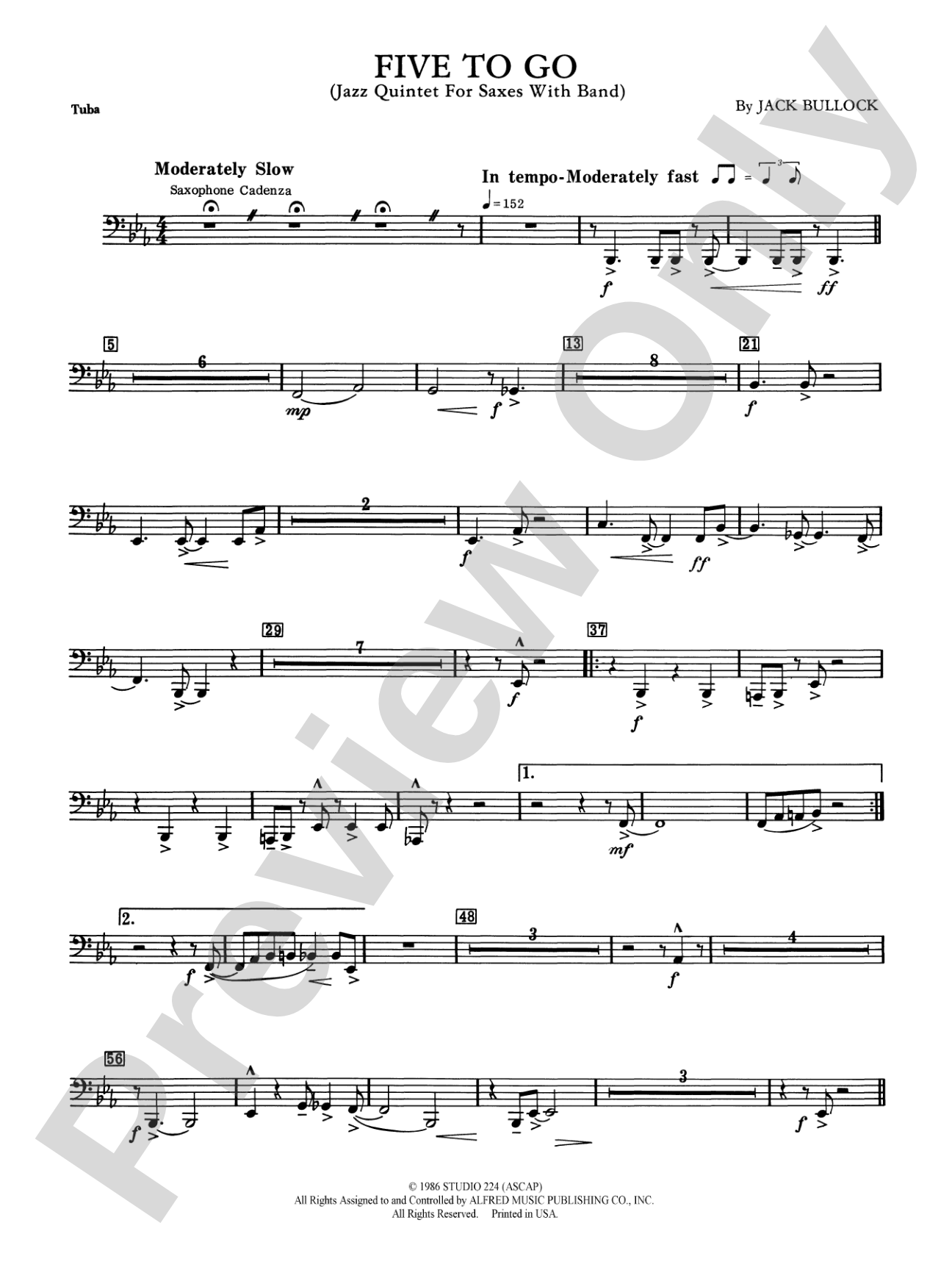 Five to Go: Tuba