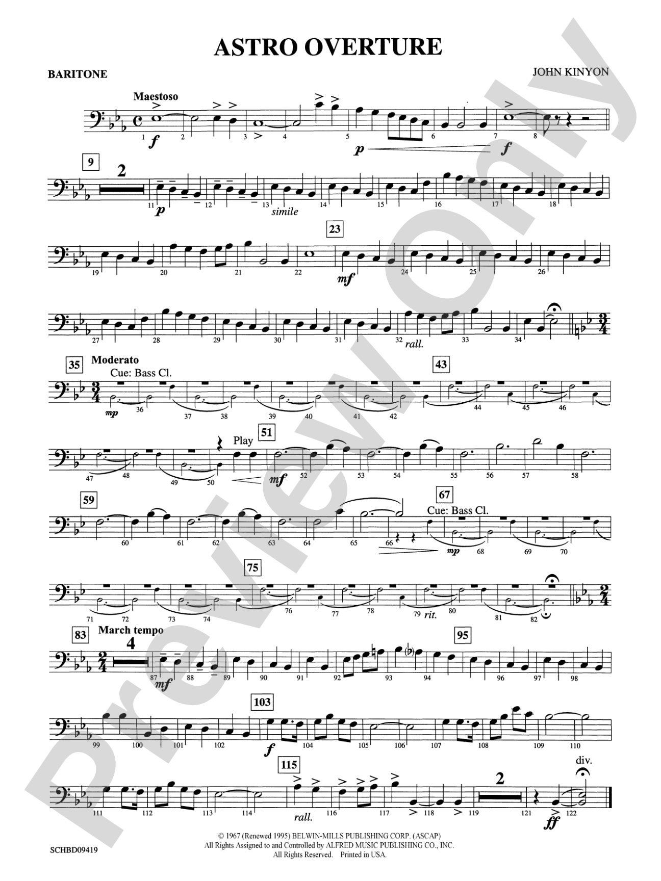 Astro Overture: Baritone B.C.