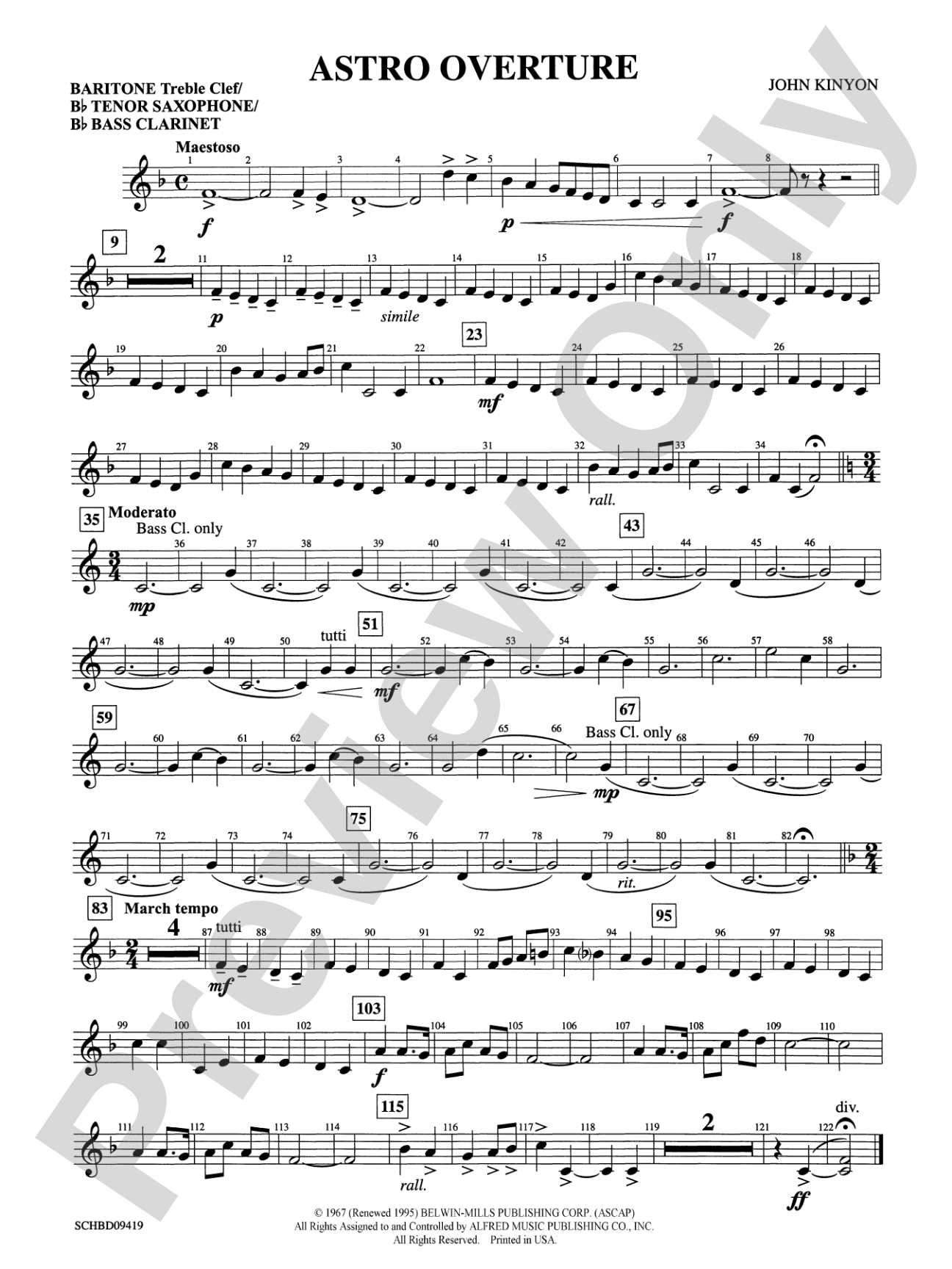 Astro Overture: Baritone T.C.