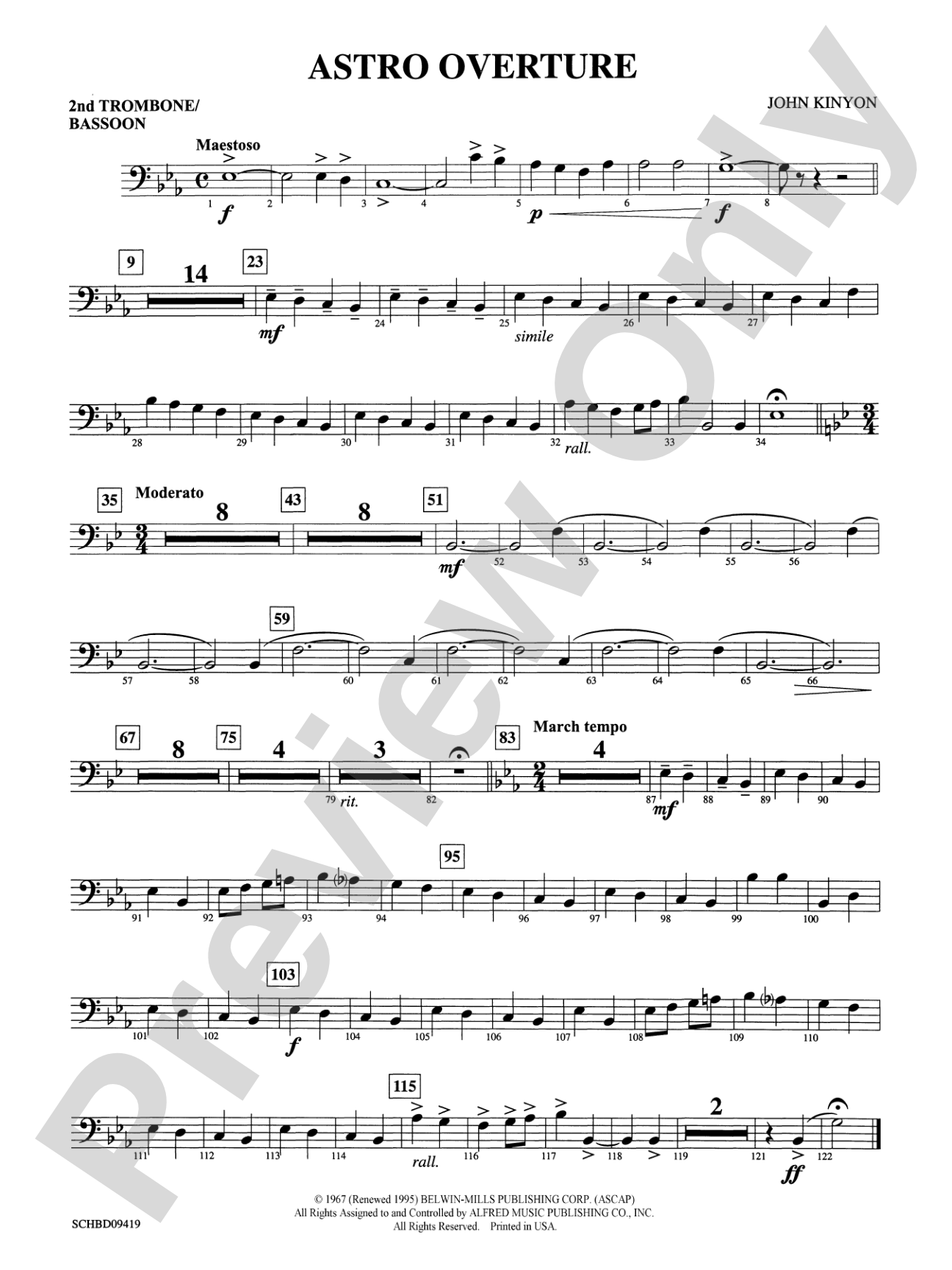 Astro Overture: 2nd Trombone