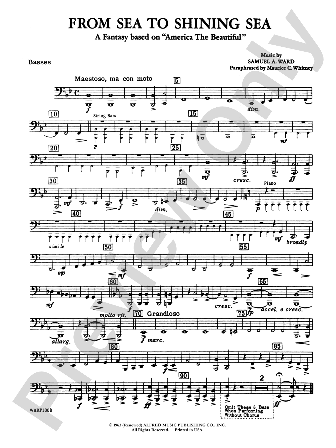 From Sea to Shining Sea (A Fantasy Based on "America the Beautiful"): Tuba