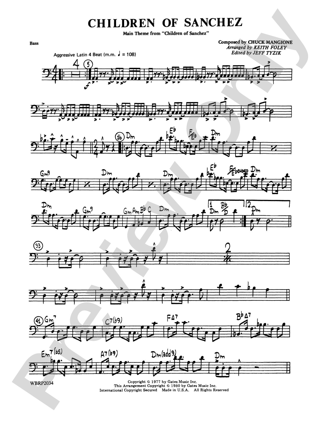 Children of Sanchez: String Bass