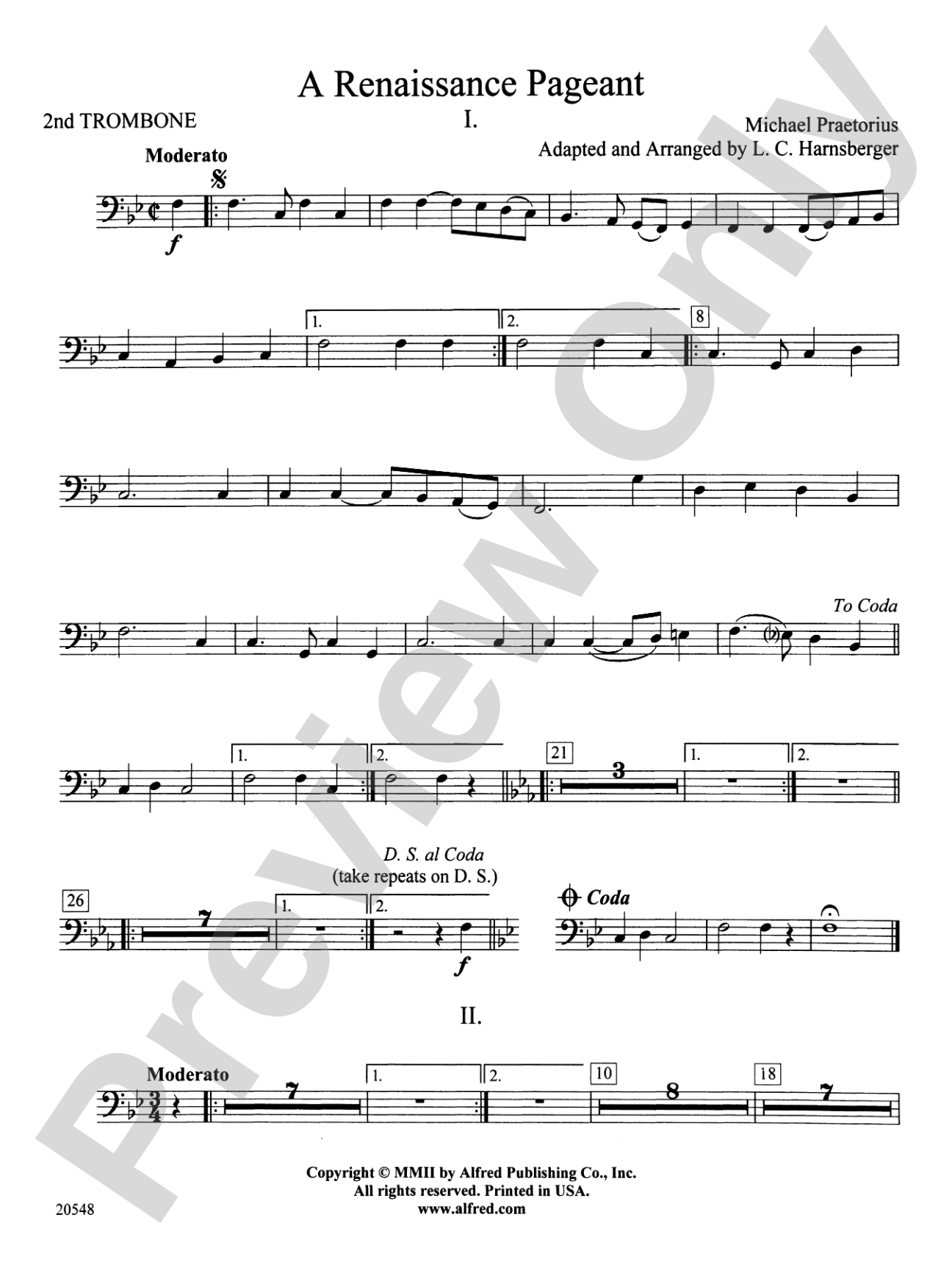 A Renaissance Pageant: 2nd Trombone