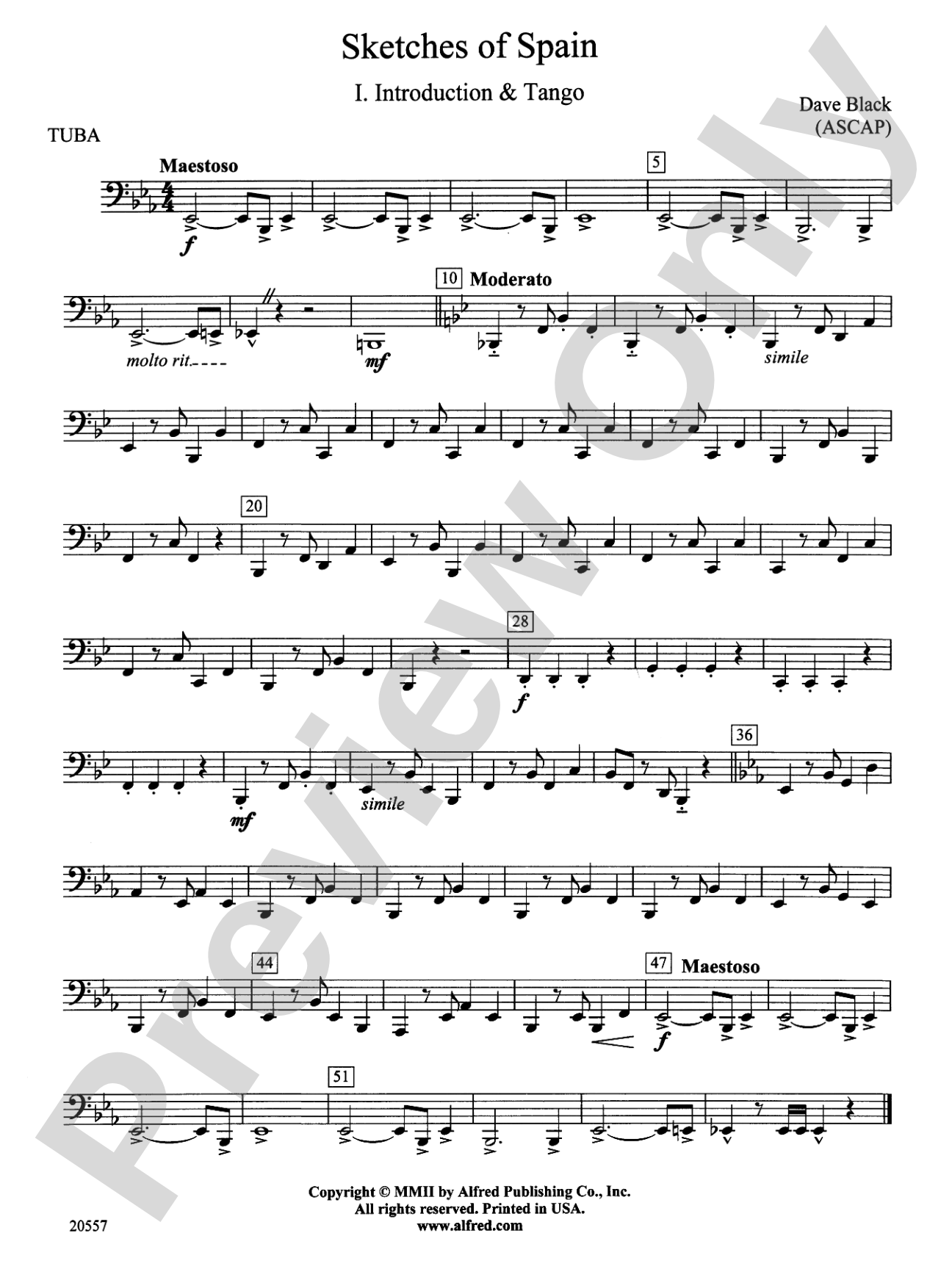 Sketches of Spain: Tuba