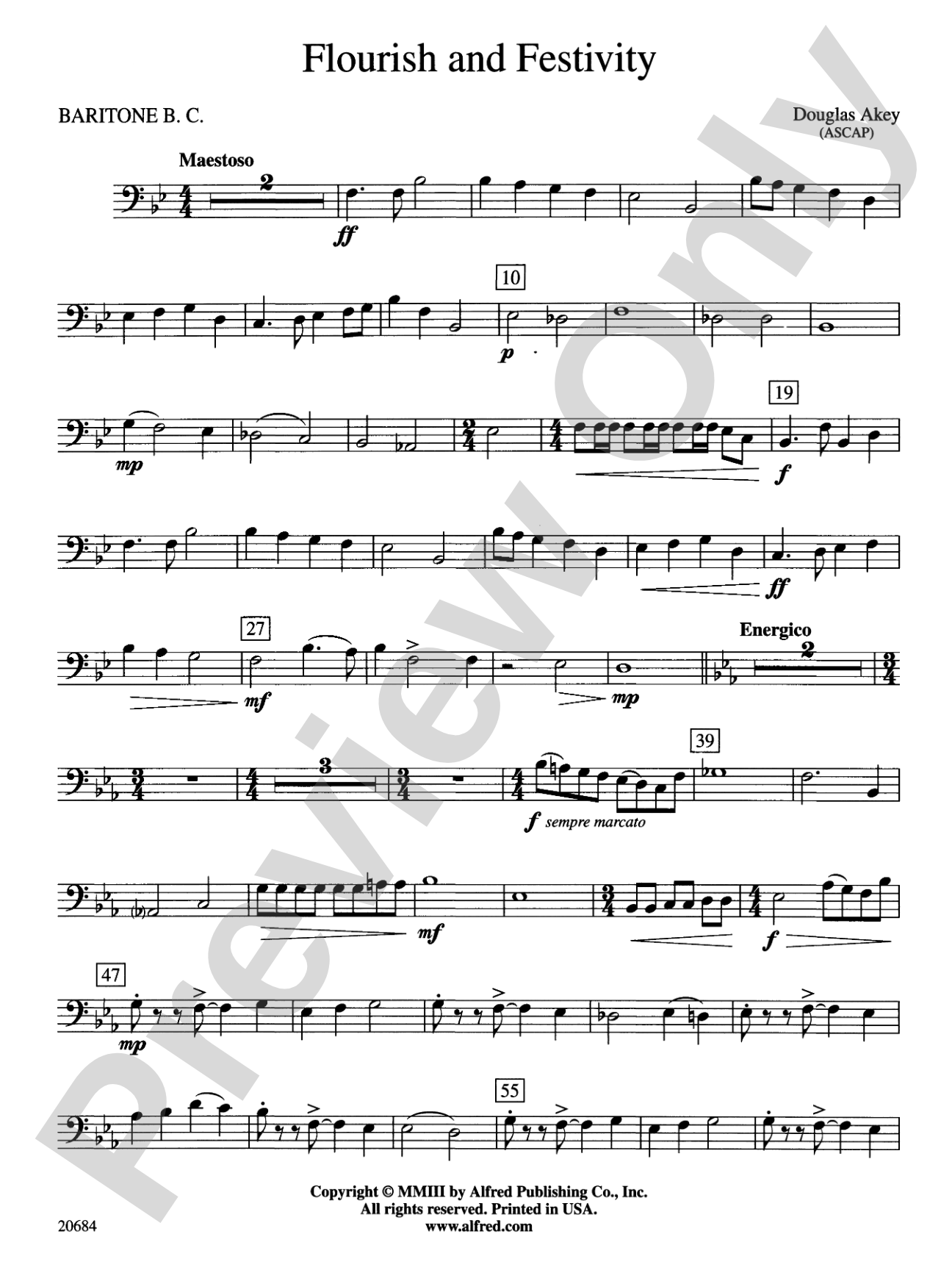 Flourish & Festivity: Baritone B.C.