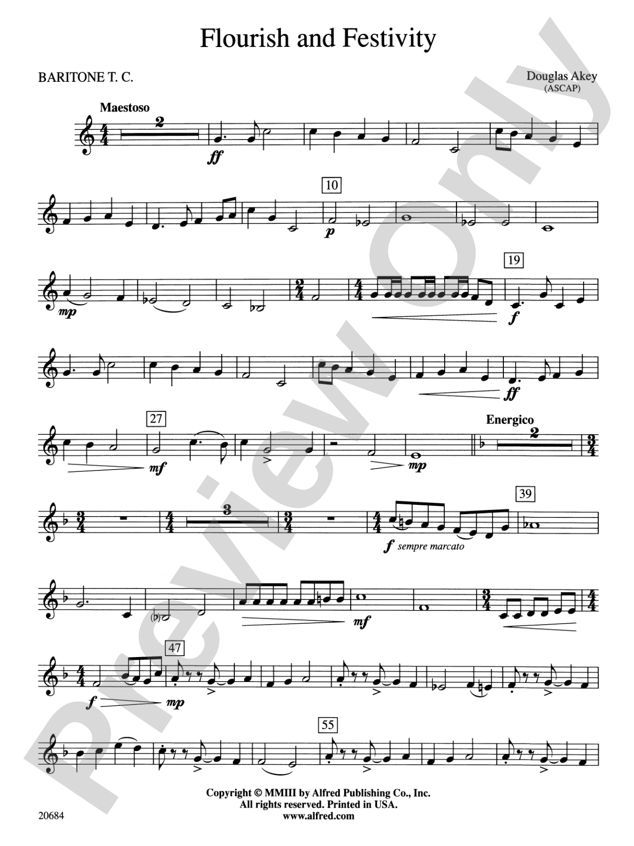 Flourish & Festivity: Baritone T.C.