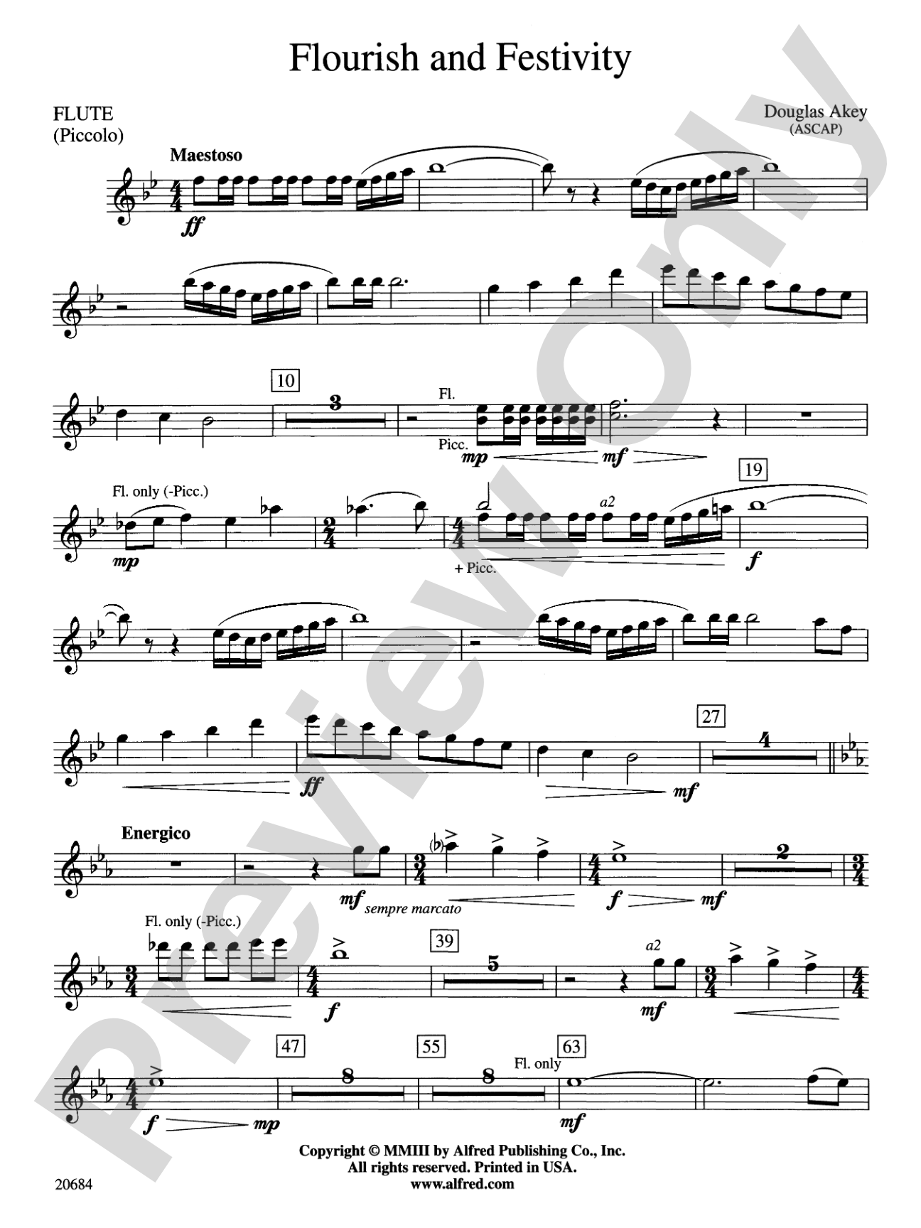 Flourish & Festivity: Flute