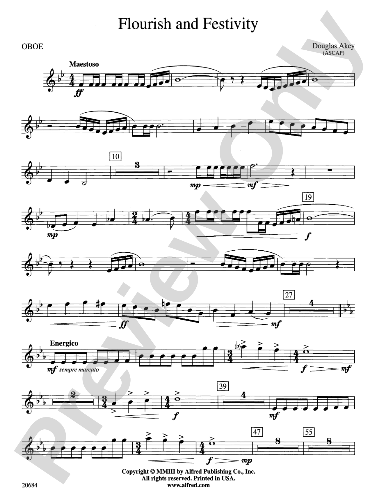 Flourish & Festivity: Oboe
