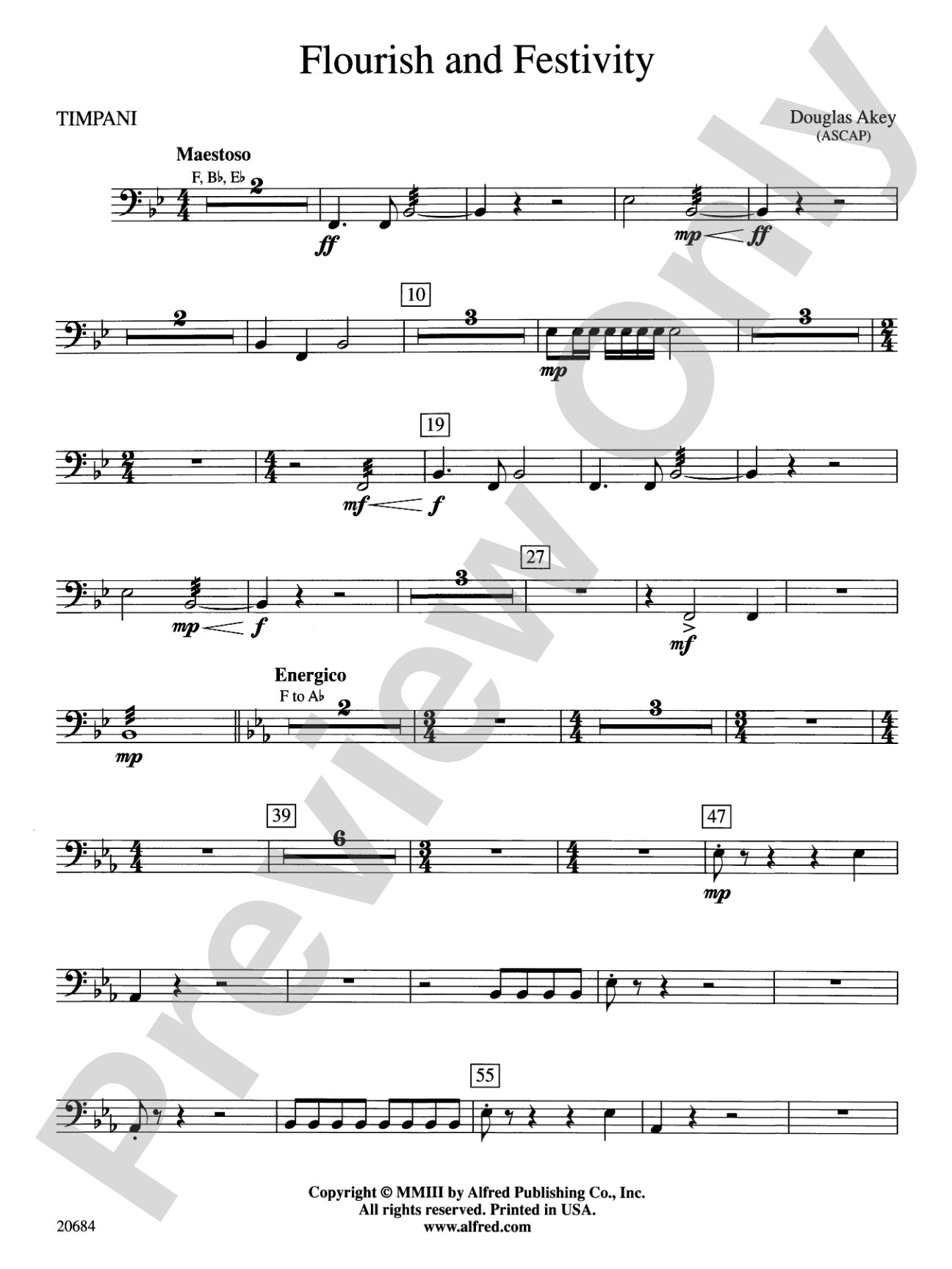 Flourish & Festivity: Timpani