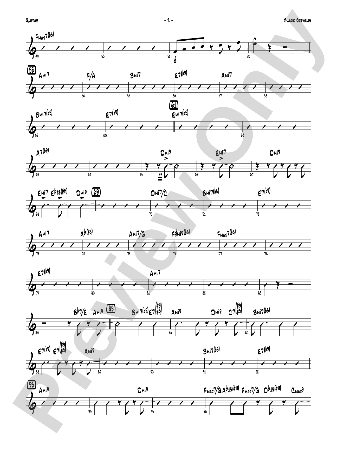 Black Orpheus: Guitar
