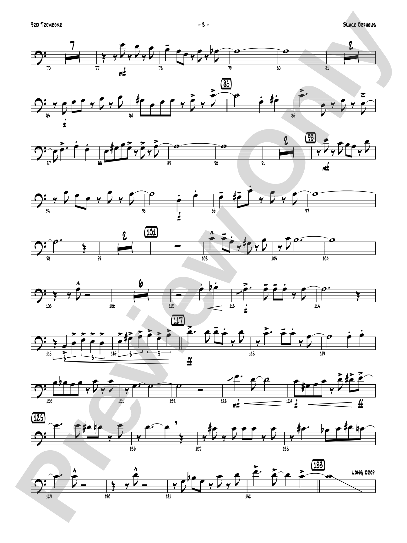 Black Orpheus: 3rd Trombone