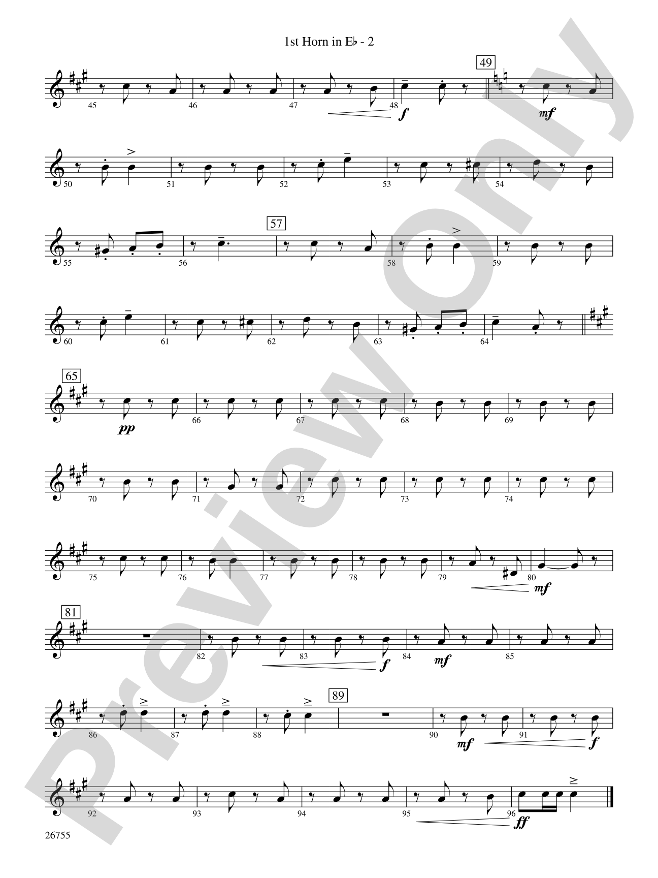 Italian Polka: (wp) 1st Horn in E-flat