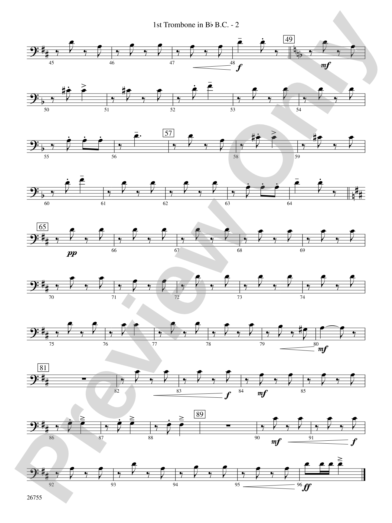 Italian Polka: (wp) 1st B-flat Trombone B.C.