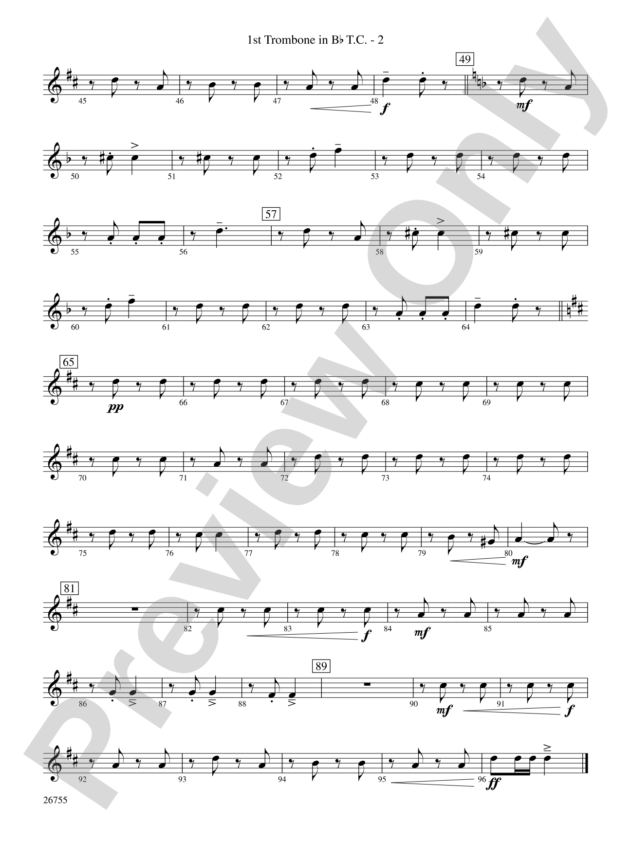 Italian Polka: (wp) 1st B-flat Trombone T.C.