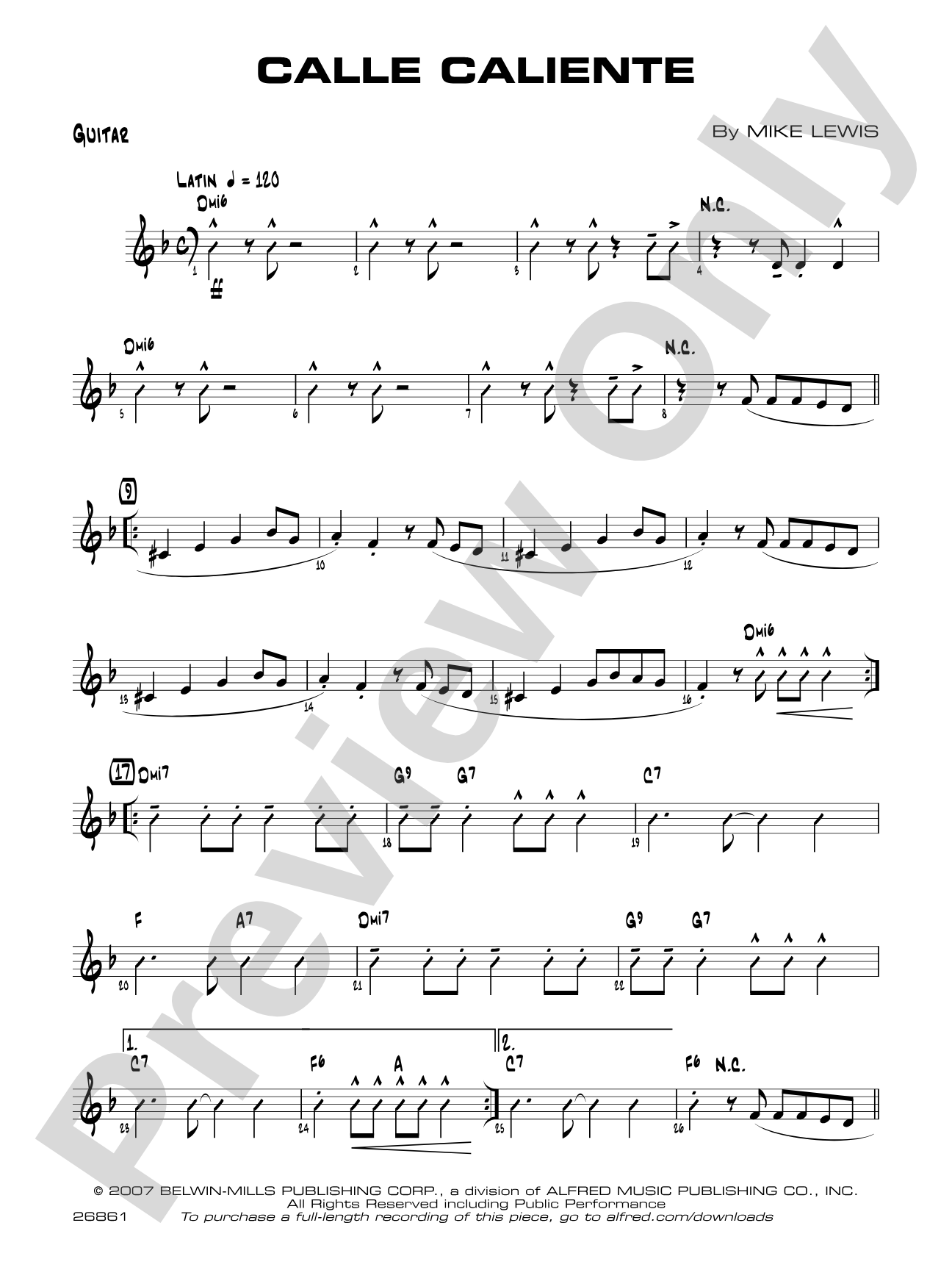 Calle Caliente: Guitar
