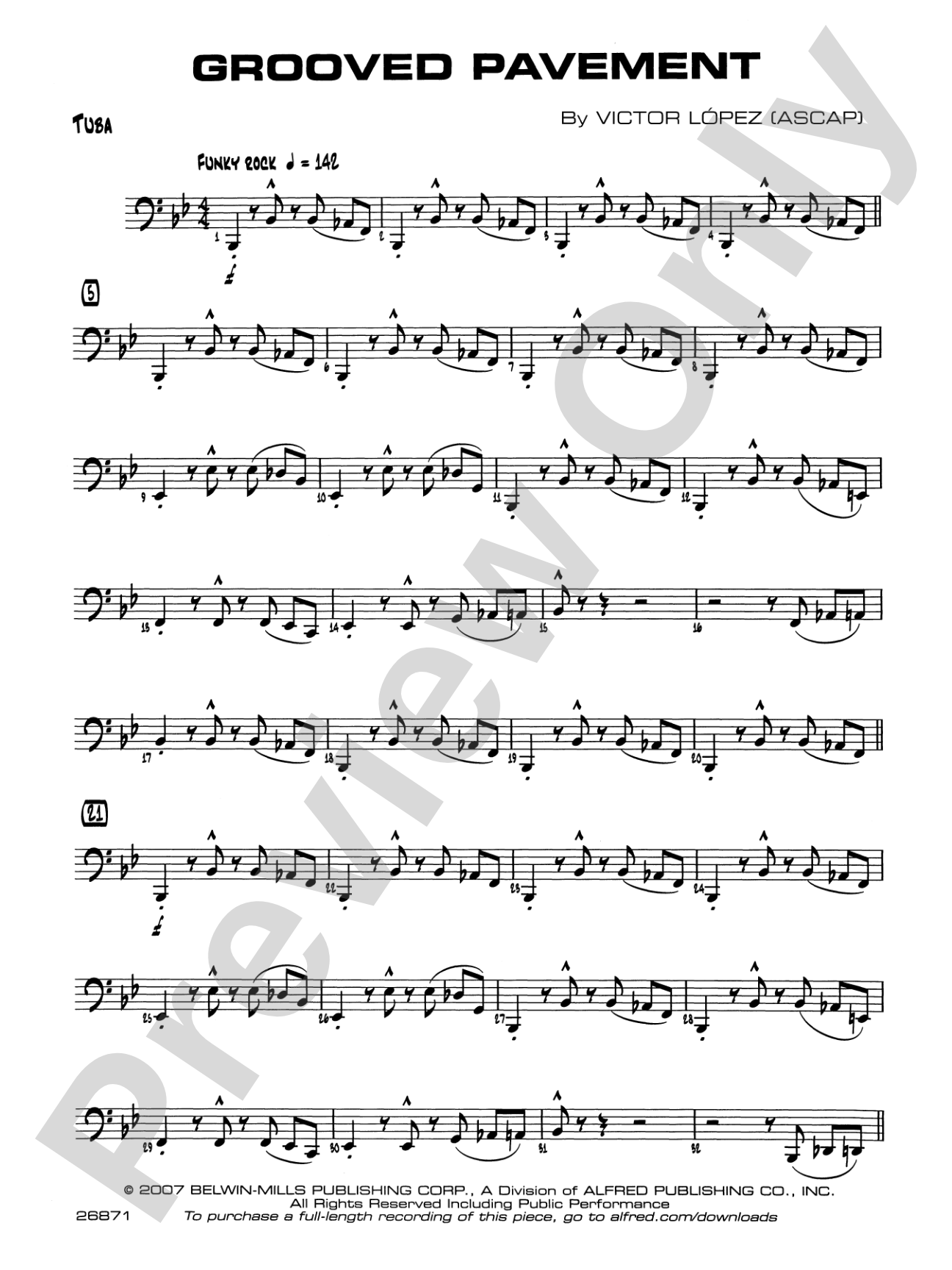 Grooved Pavement: Tuba