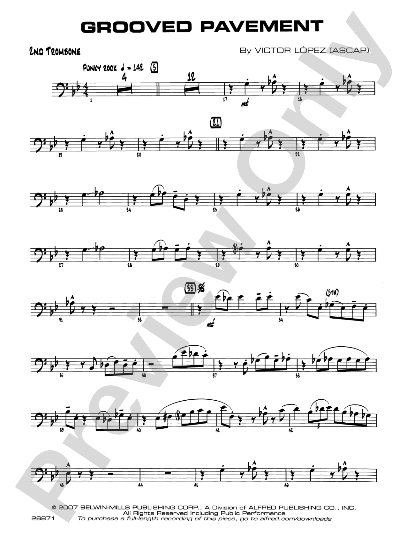 Grooved Pavement: 2nd Trombone