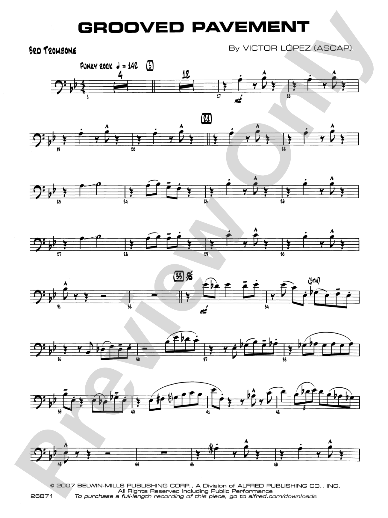 Grooved Pavement: 3rd Trombone
