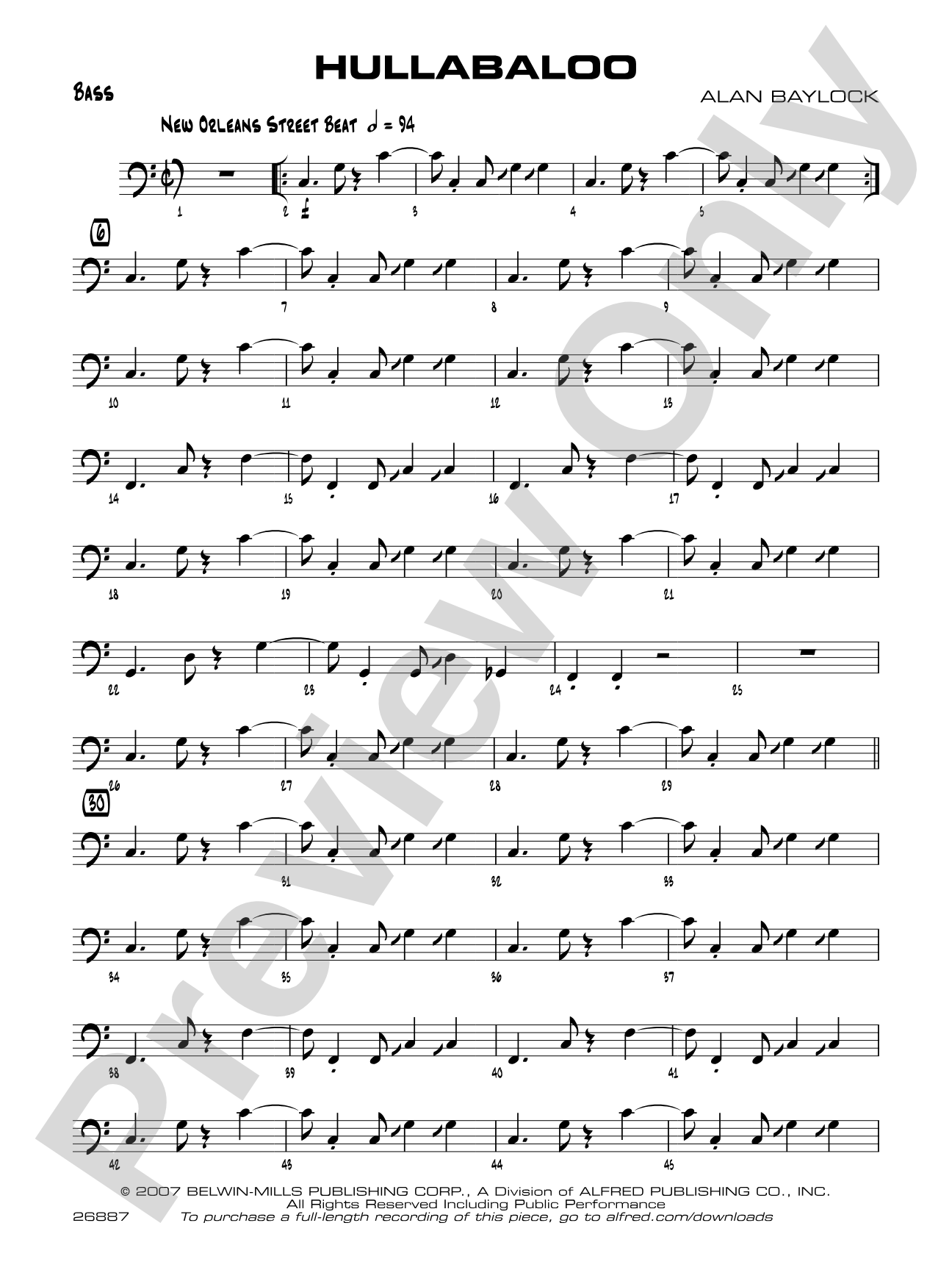 Hullabaloo: String Bass