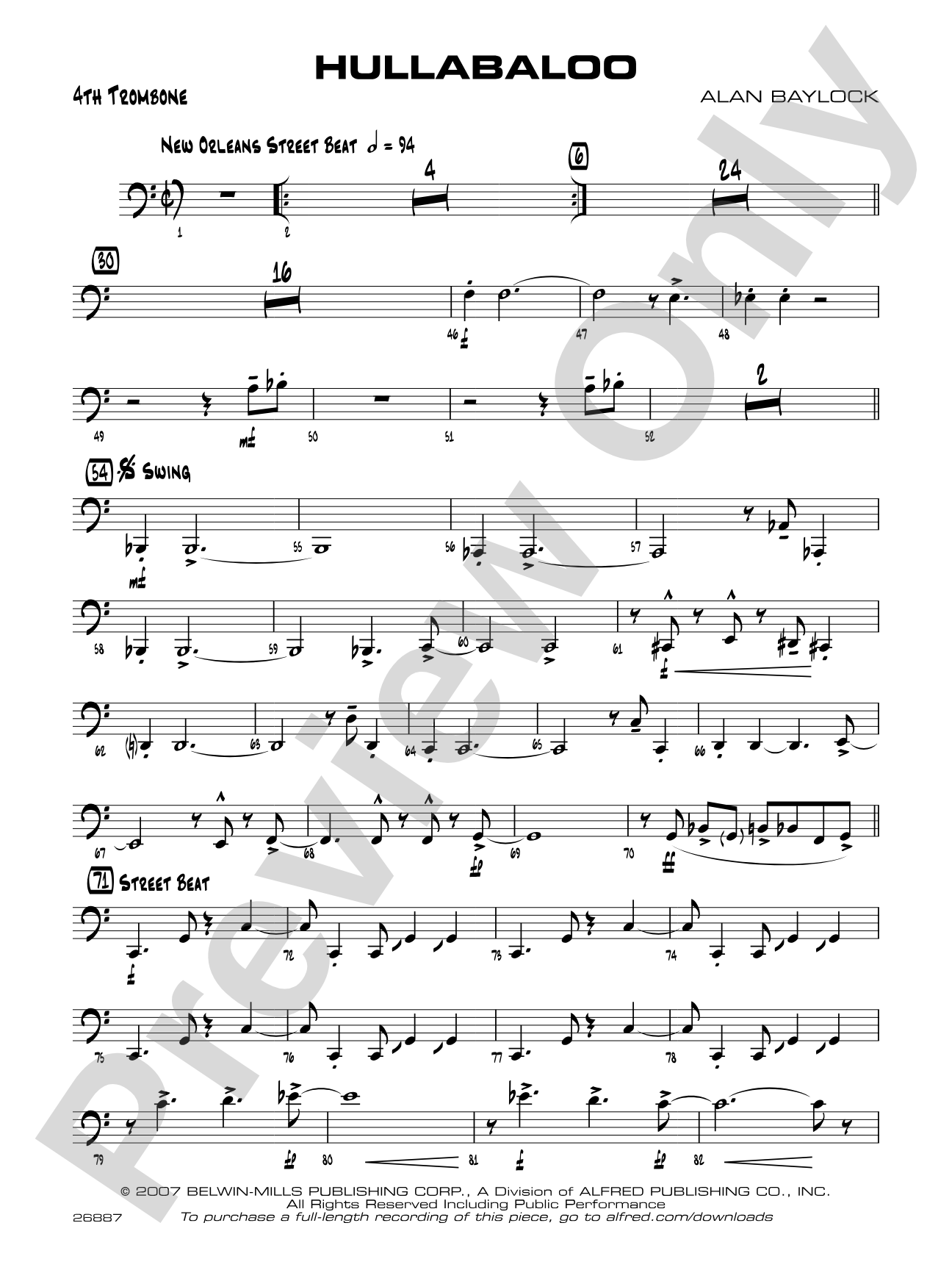 Hullabaloo: 4th Trombone
