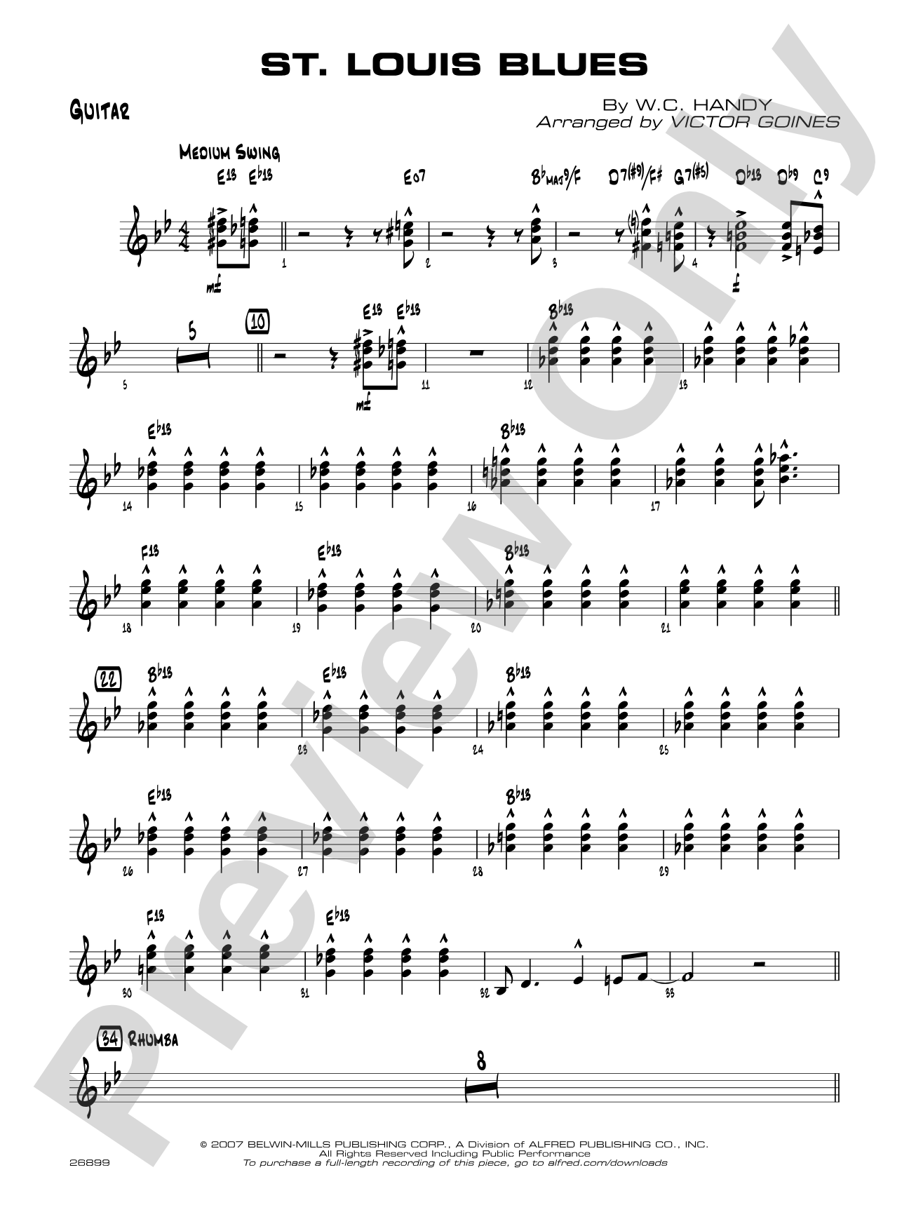 St. Louis Blues: Guitar