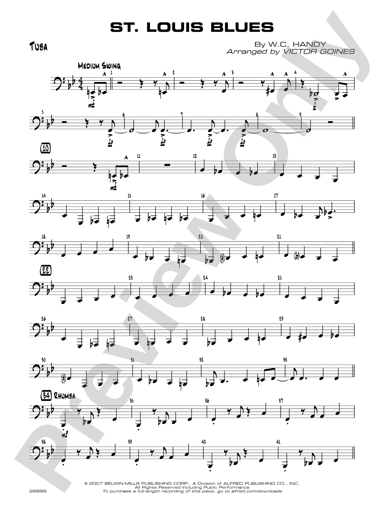 St. Louis Blues: Tuba