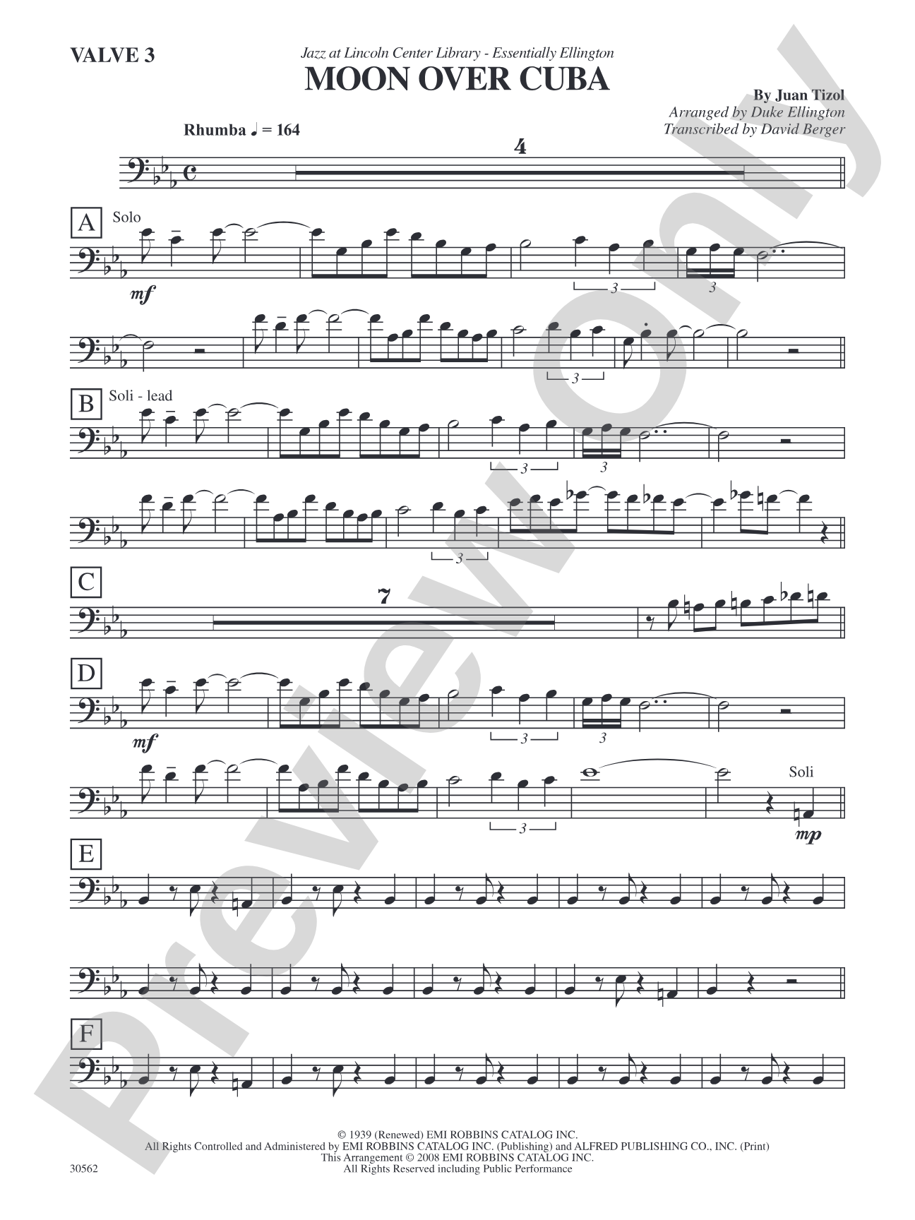 Moon over Cuba: 3rd Trombone