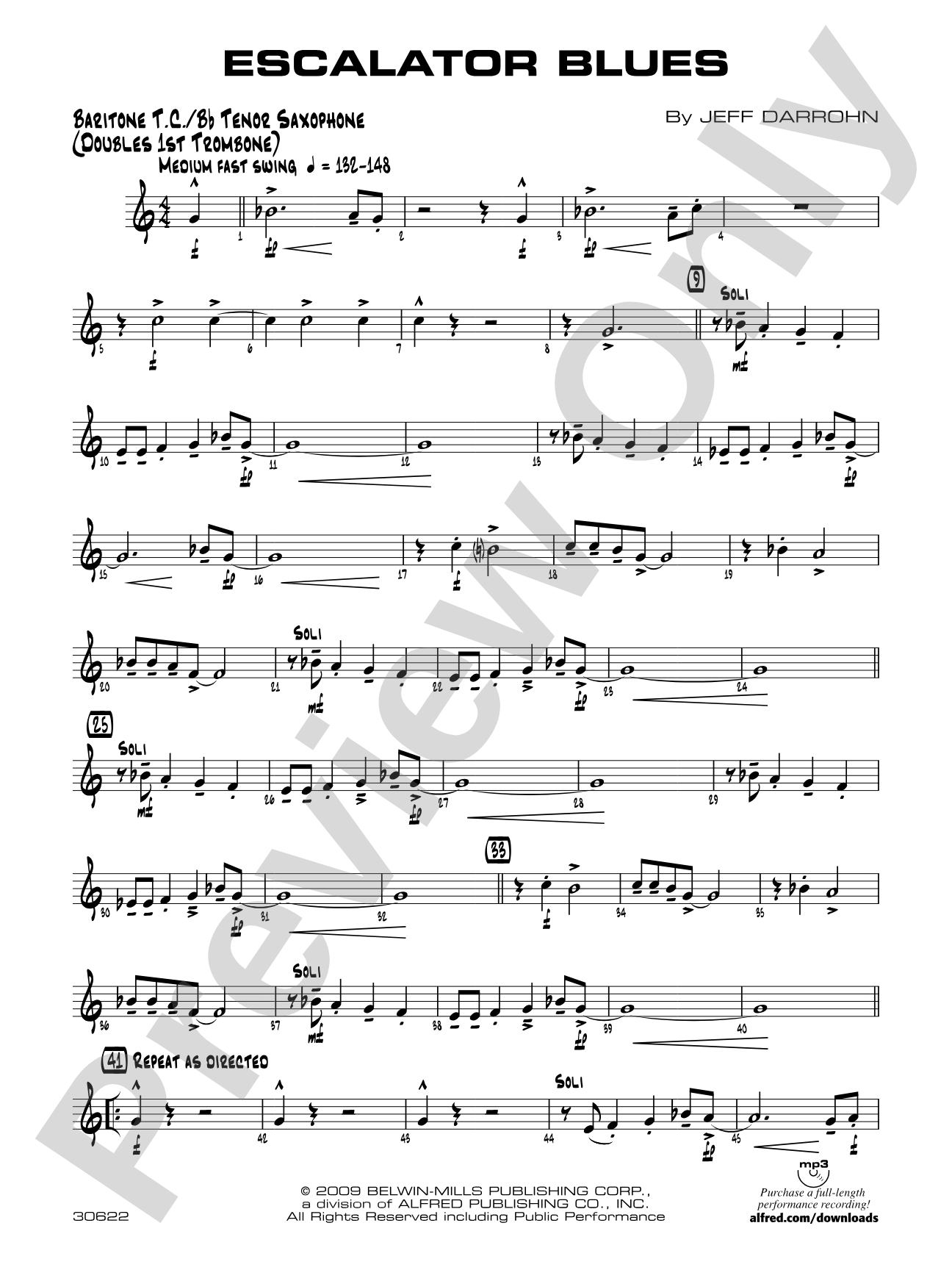 Escalator Blues: Baritone T.C.