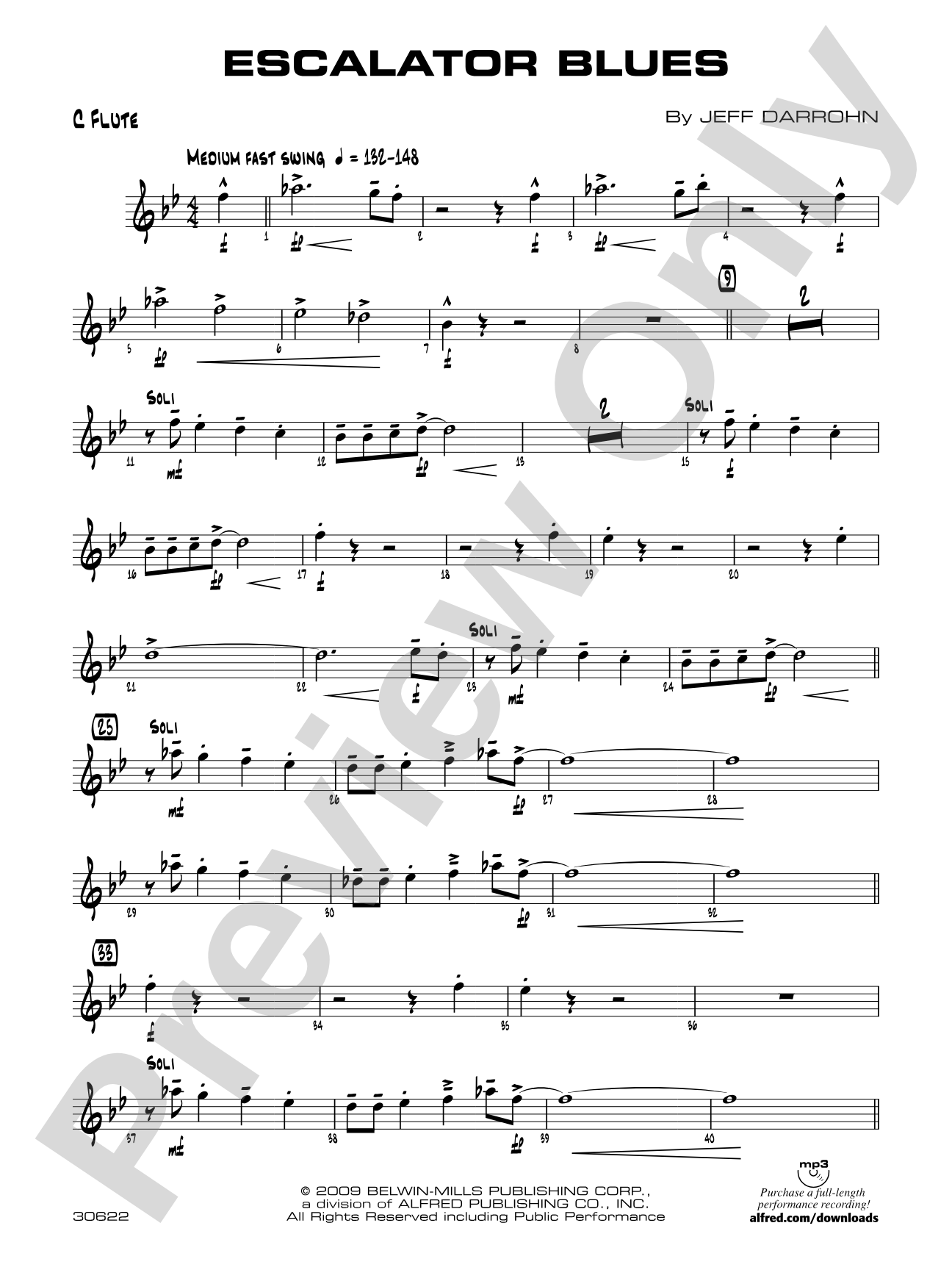 Escalator Blues: Flute