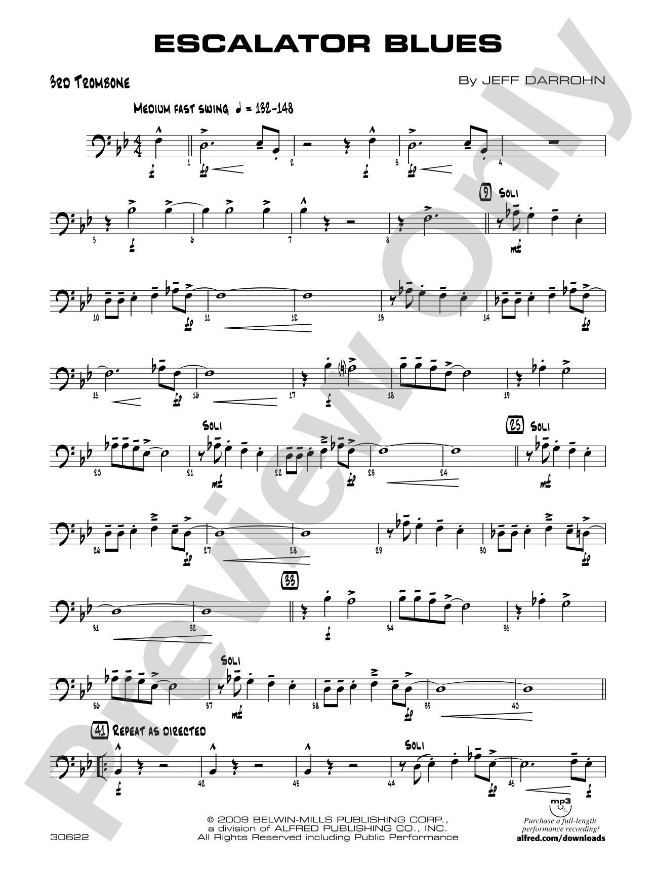 Escalator Blues: 3rd Trombone