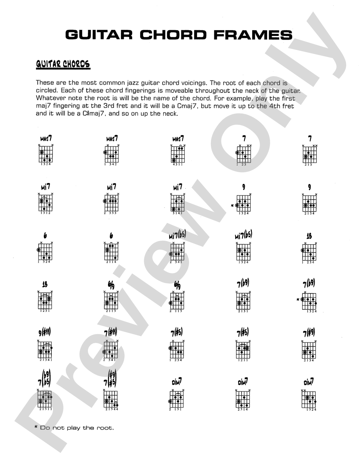 When I Fall in Love: Guitar Chords