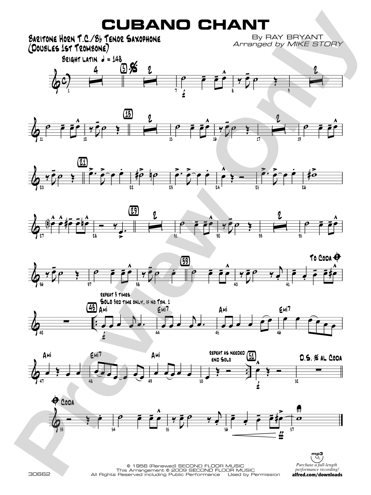Cubano Chant: Baritone T.C.