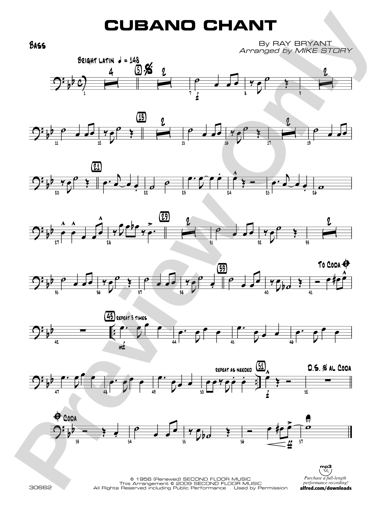 Cubano Chant: String Bass
